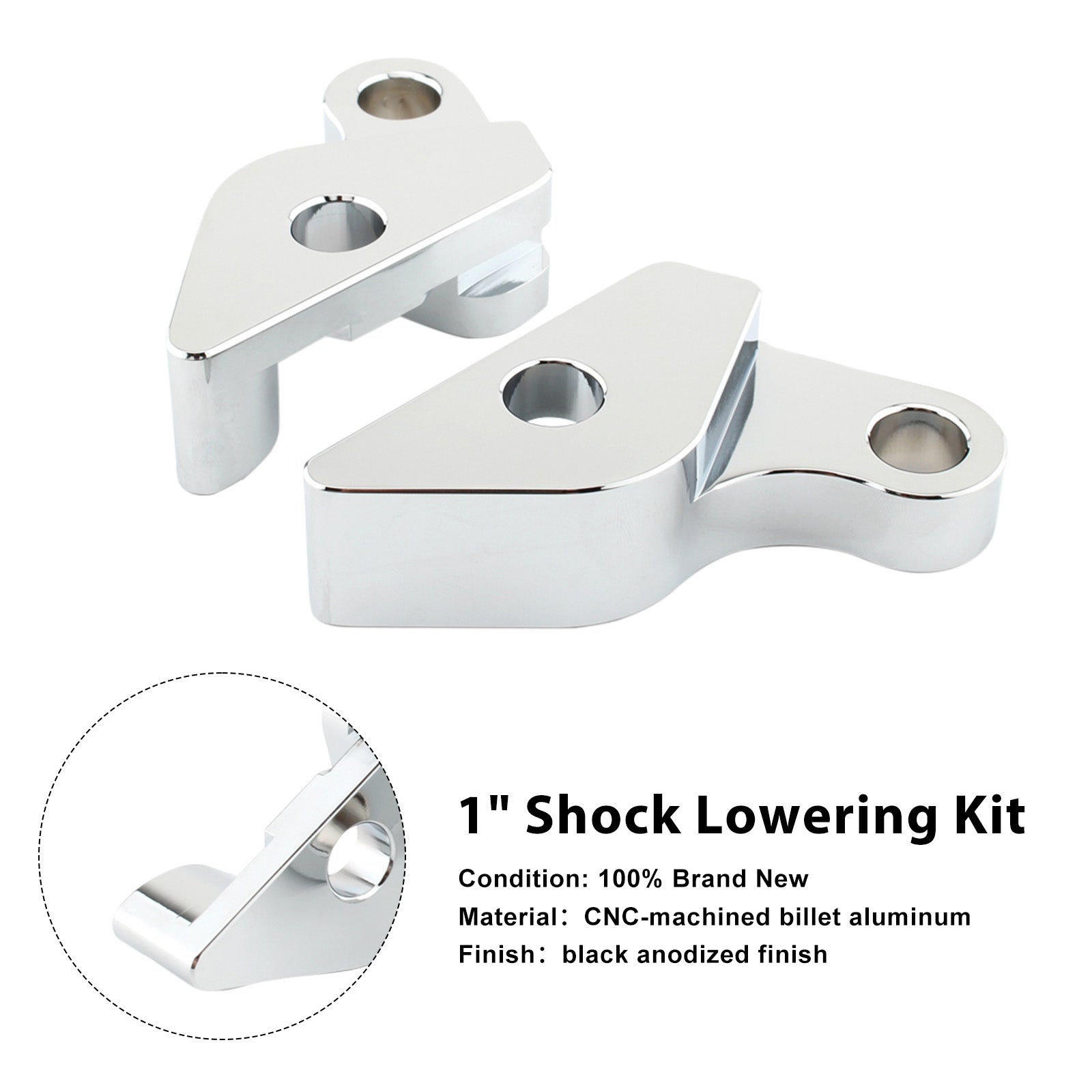 Kit d'abaissement d'amortisseurs 1"" pour HARLEY VRSC V-ROD (2007-2017)