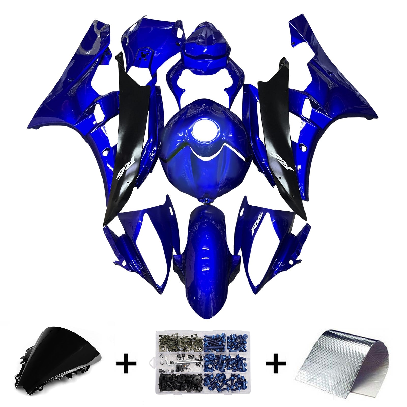 Komplet oklepa iz ABS plastike za Yamaho YZFR6 YZF-R6 2006-2007