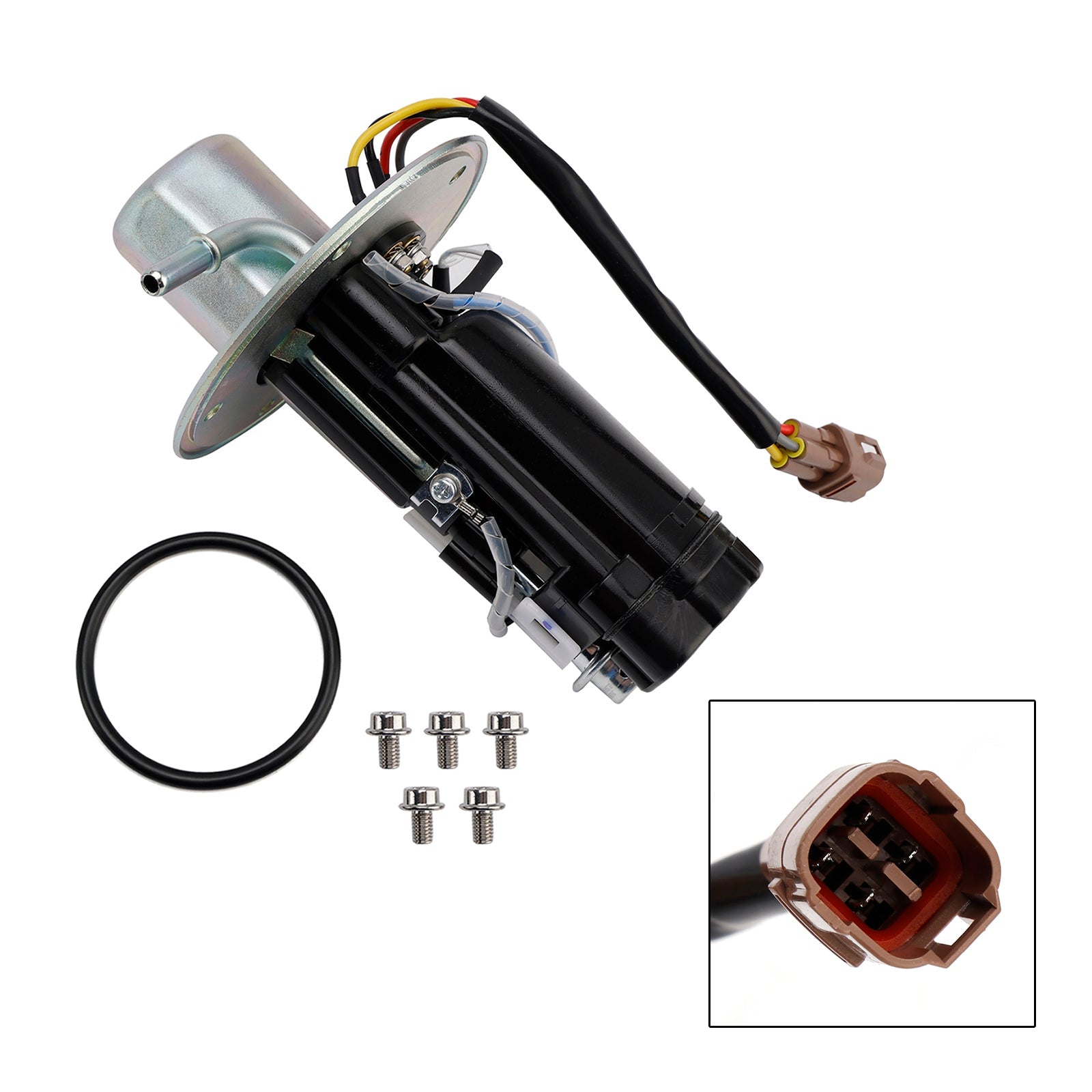 Pompe à carburant pour Suzuki GSX-R750 K1-K3 (2001-2003) : références 15100-35F00, 15100-35F01 et 15100-35FV0.