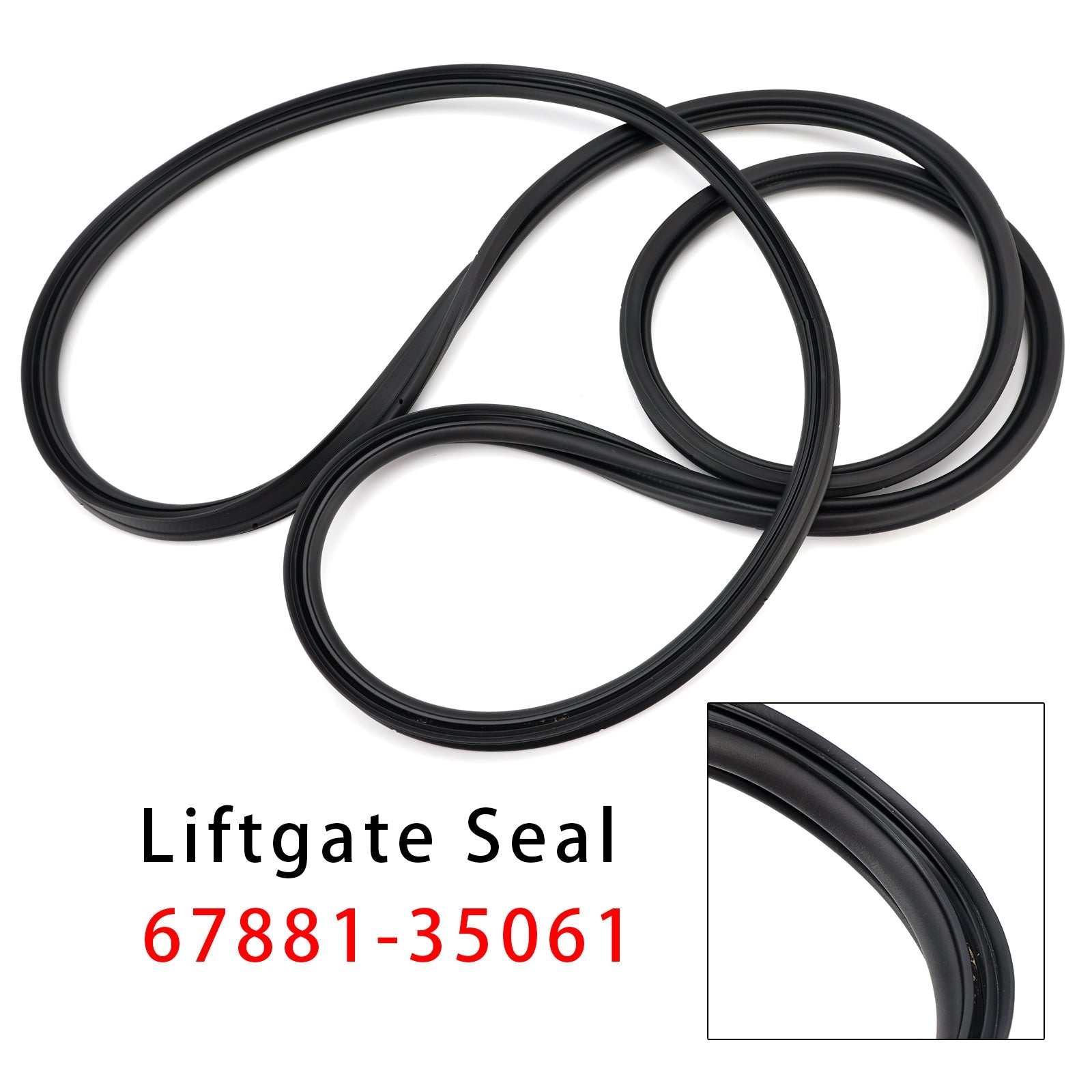 Joint d'étanchéité de hayon pour Toyota 4Runner (2010-2019) - Référence : 67881-35061