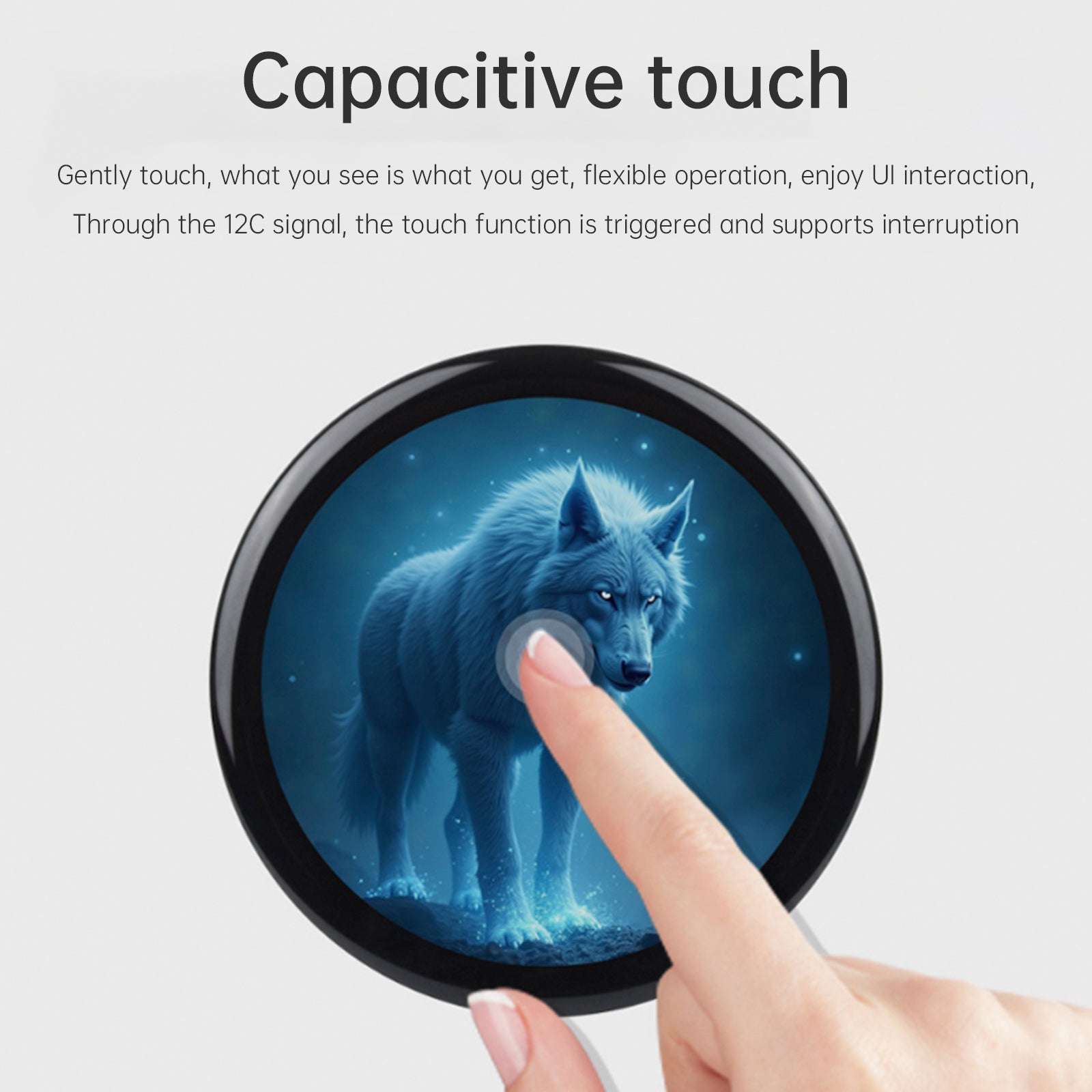 Karta rozwojowa z okrągłym ekranem okrągłym ESP32-S3 1,46 cala kompatybilny z AI Xiaozhi