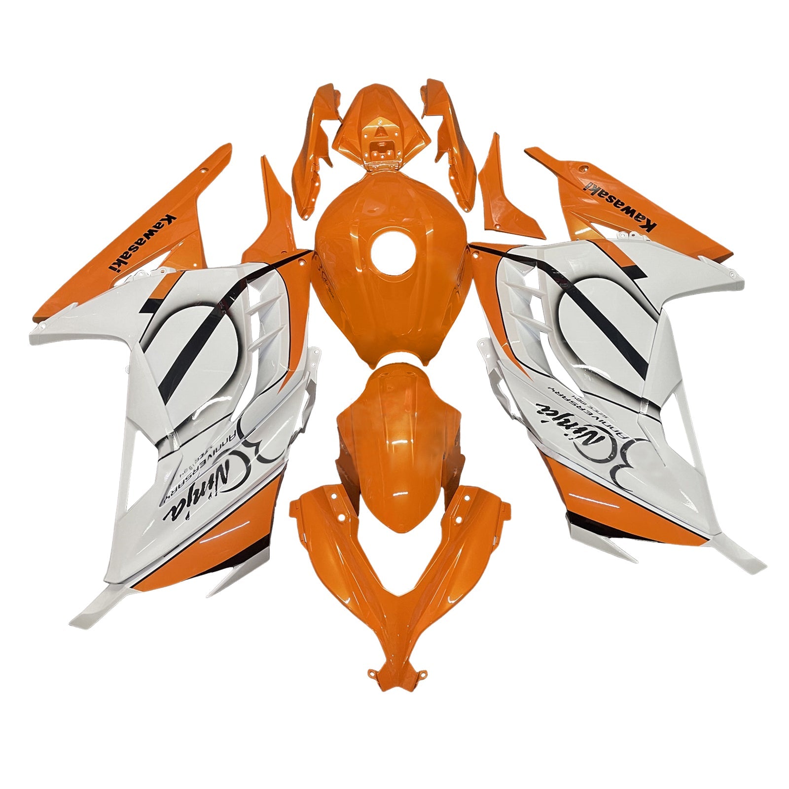 Kit di carenatura a iniezione, carrozzeria in plastica ABS per Kawasaki EX300 Ninja300 2013-2024