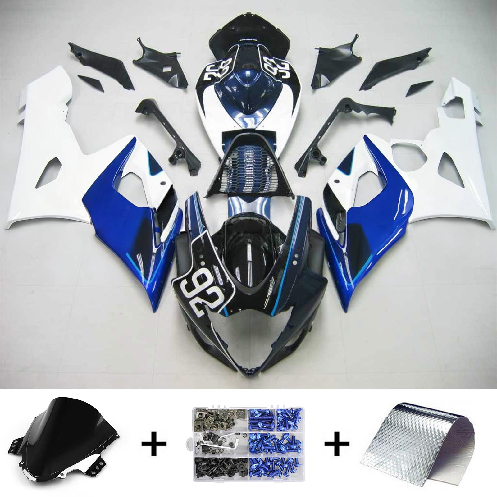 Injection carénage kit carrosserie plastique ABS pour Suzuki GSXR1000 2005-2006 K5