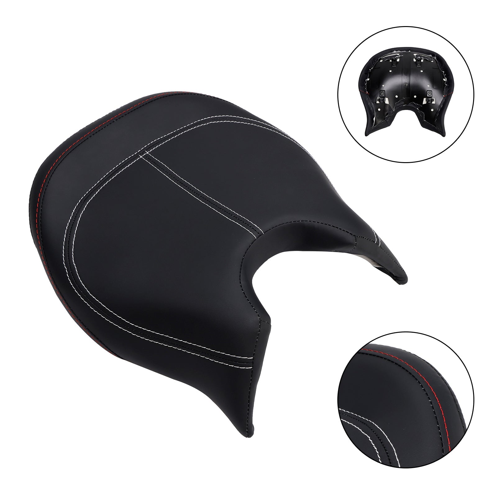 Selle avant Raider noire pour conducteur et passager Can-Am Ryker 600/900 (2019-2023)