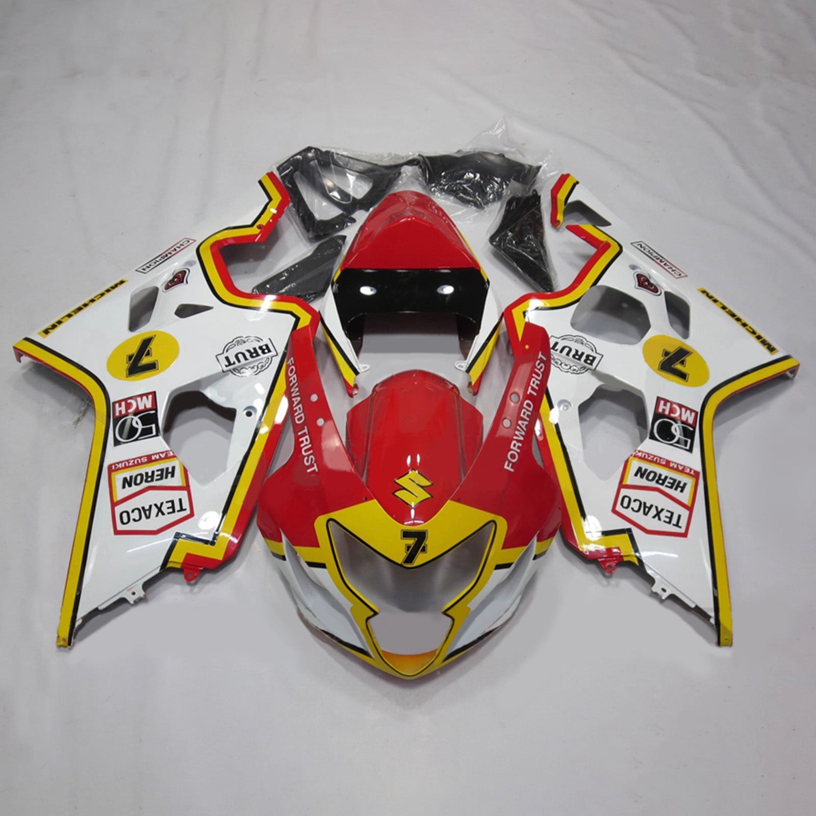 Kit de carénage injecté en plastique ABS pour Suzuki GSXR 600/750 2004-2005 K4
