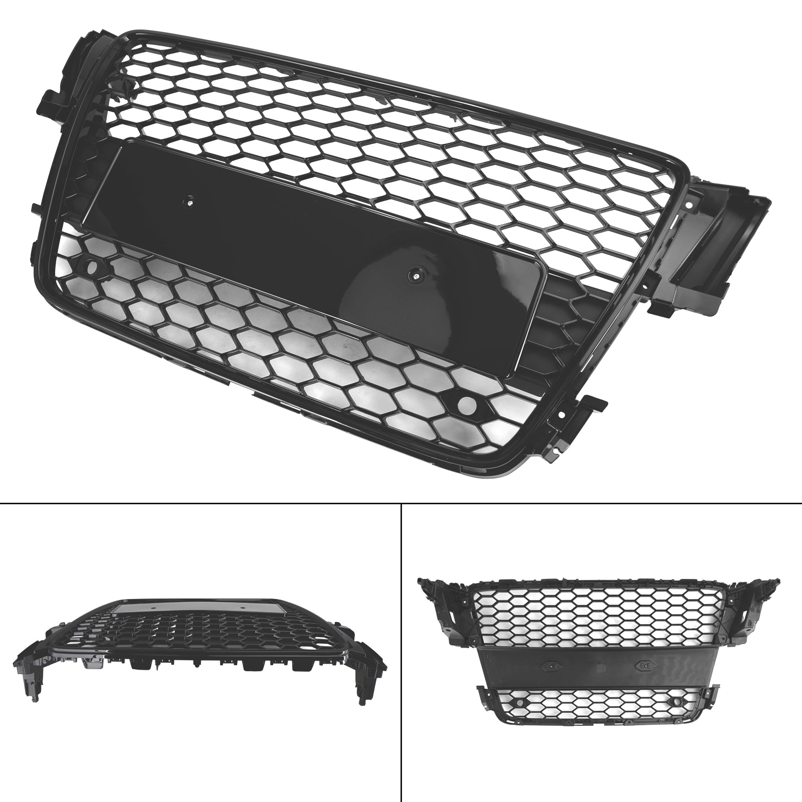 2008-2012 AUDI A5 S5 B8 RS5 Style Hood Henycomb Sport mesh Grill Grille