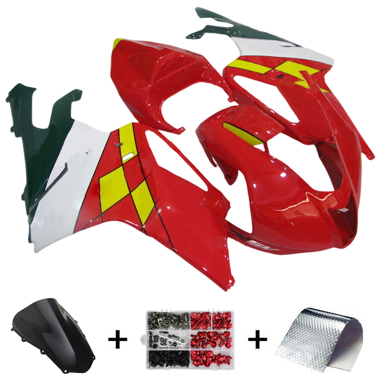 Amotopart Aprilia RSV1000 2003-2006 Kit Carenado Plástico Carrocería