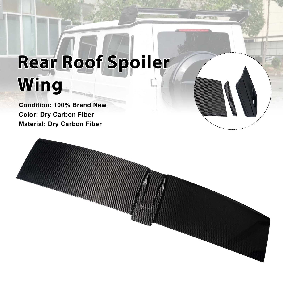 Aileron de toit arrière style B800 pour Mercedes-Benz Classe G W465 (à partir de 2025)