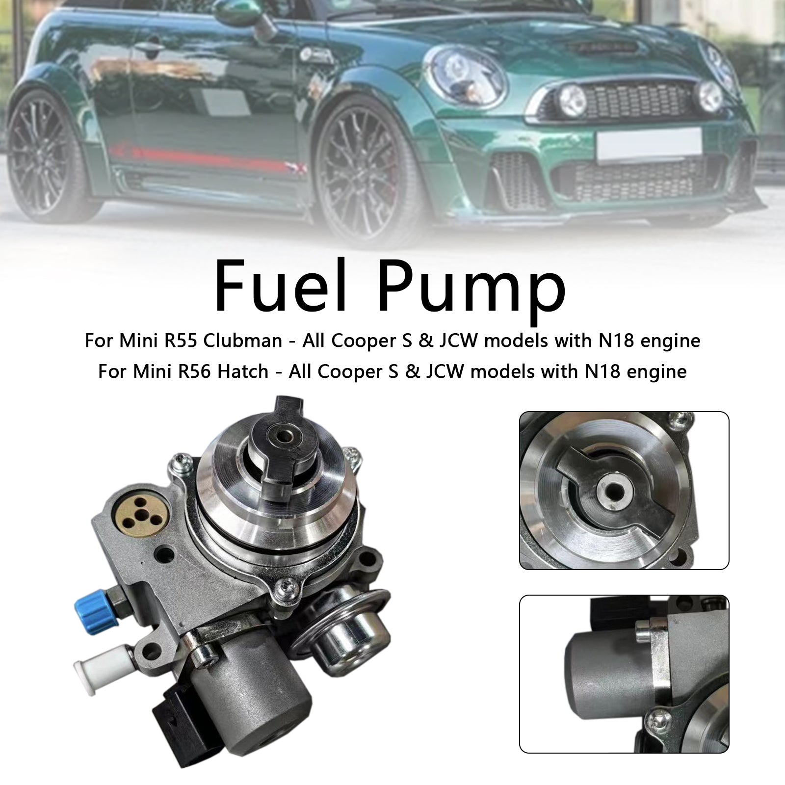Mini R59 Roadster - Todos los modelos Cooper S y JCW con bomba de combustible a alta presión N18 13517592429