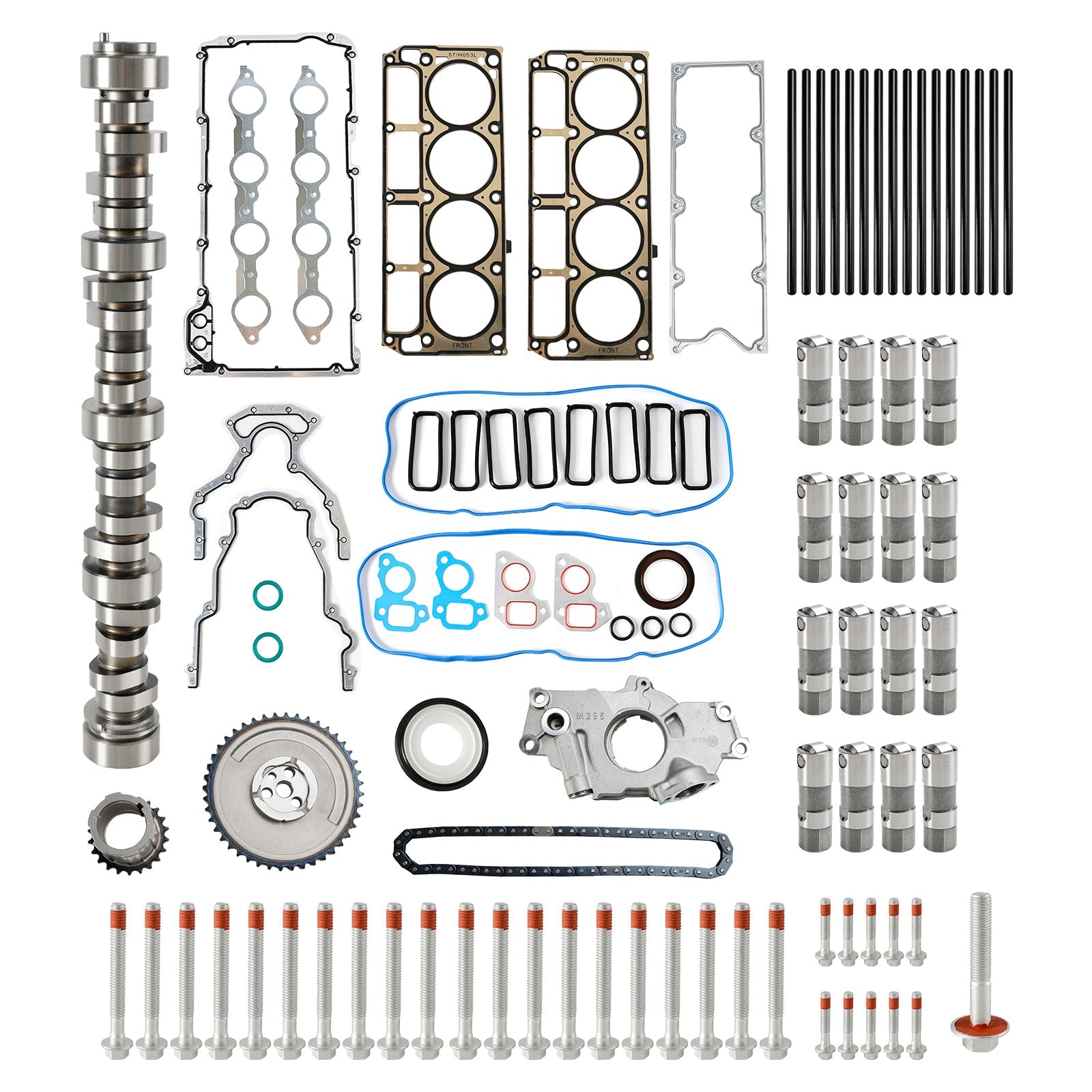 Kit de poussoirs d'arbre à cames Stage 2 de Sloppy Mechanics pour moteurs Chevy LT1 et 305-350 de 1993 à 1997