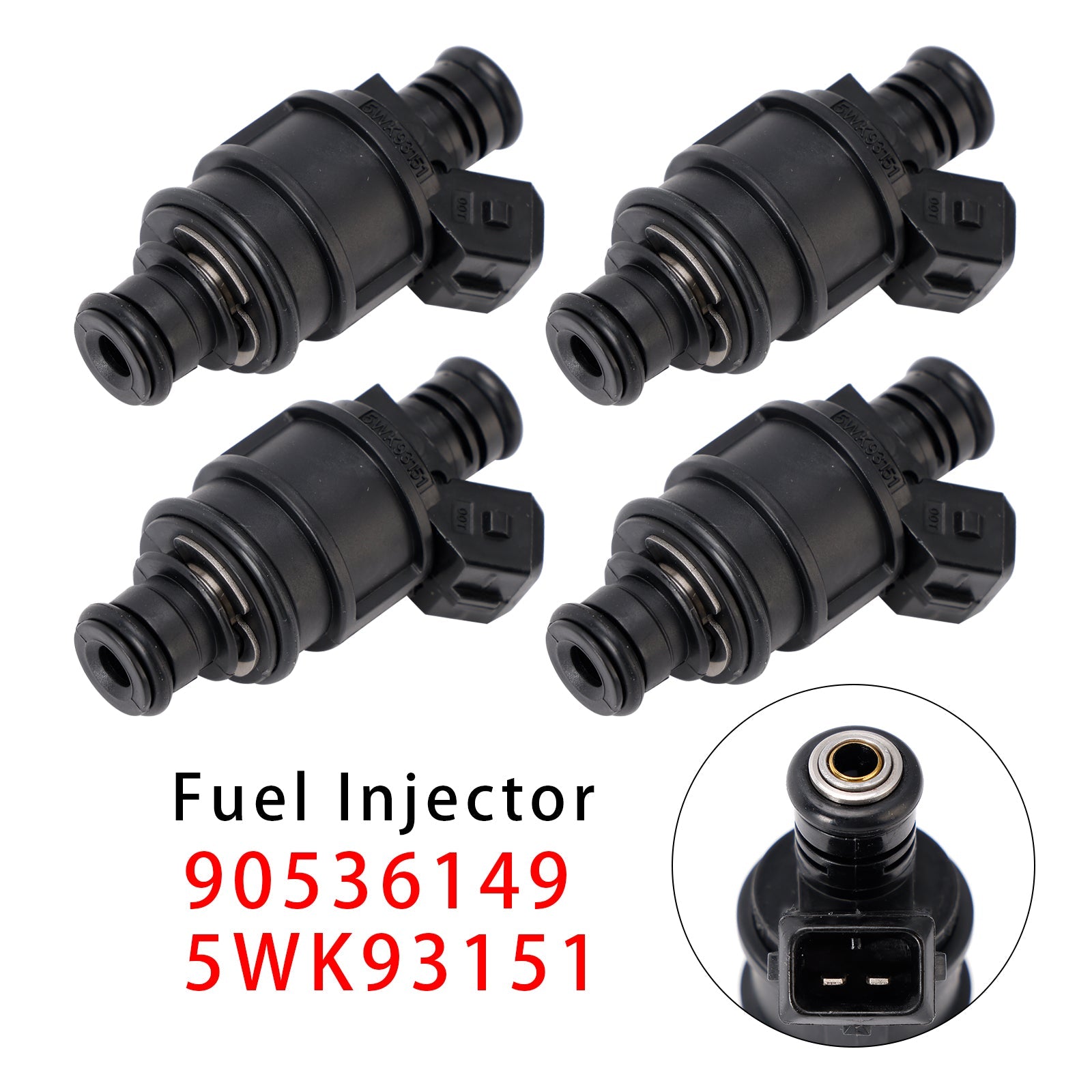 4x iniettori di carburante per Vauxhall Astra Vectra Zafira 1.8L 90536149 5WK93151