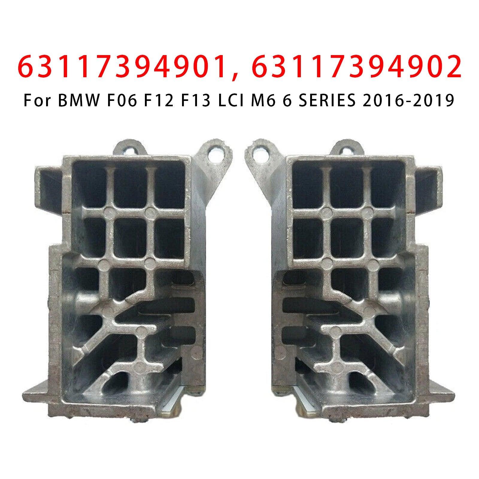 Module LED Angel Eye jaune pour feux de jour BMW F06, F12, F13, LCI, M6, Série 6, 2 pièces, 2016-2019