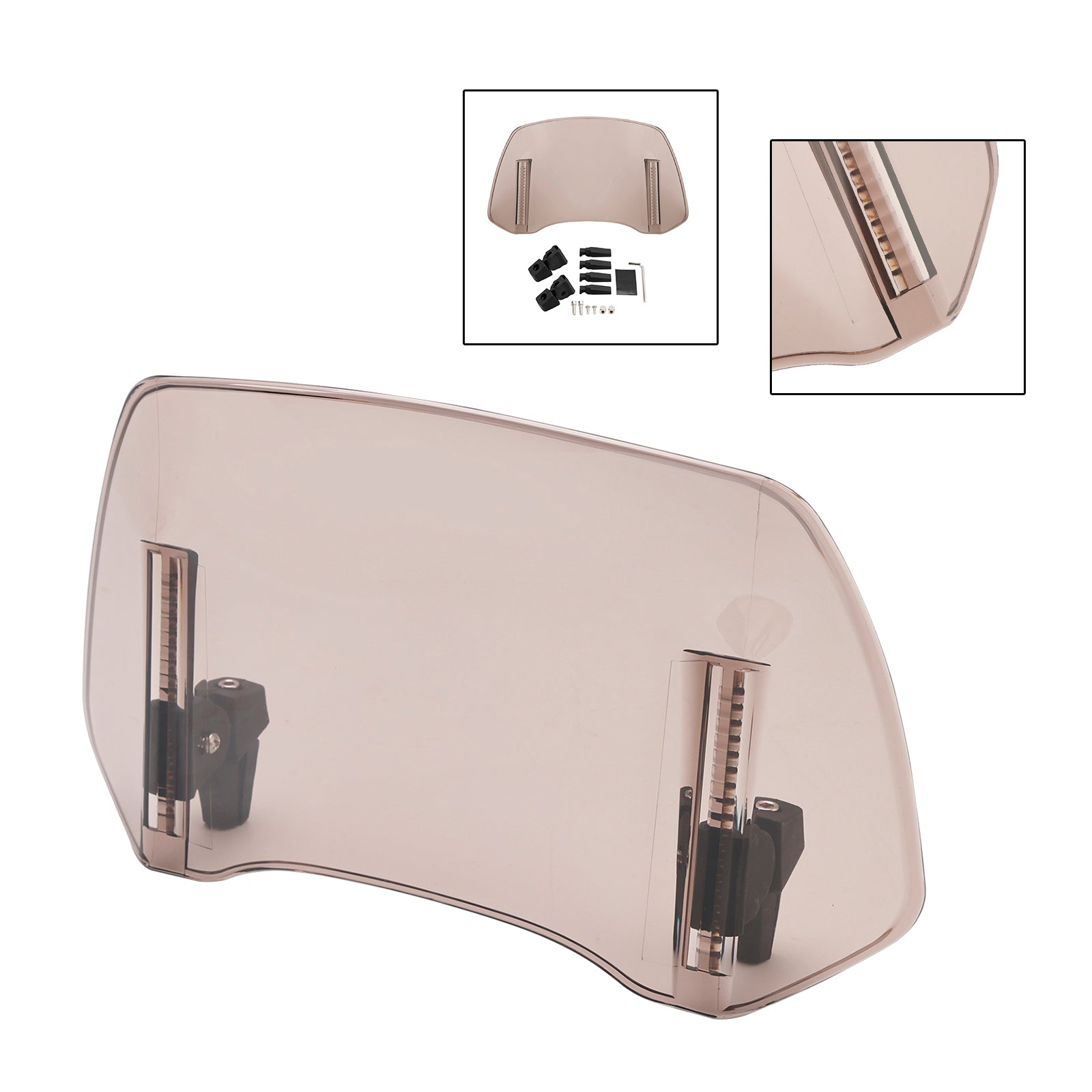 Univerzalni nastavljiv podaljšek deflektorja za vetrovnico na posnetek na vetrobranskem steklu