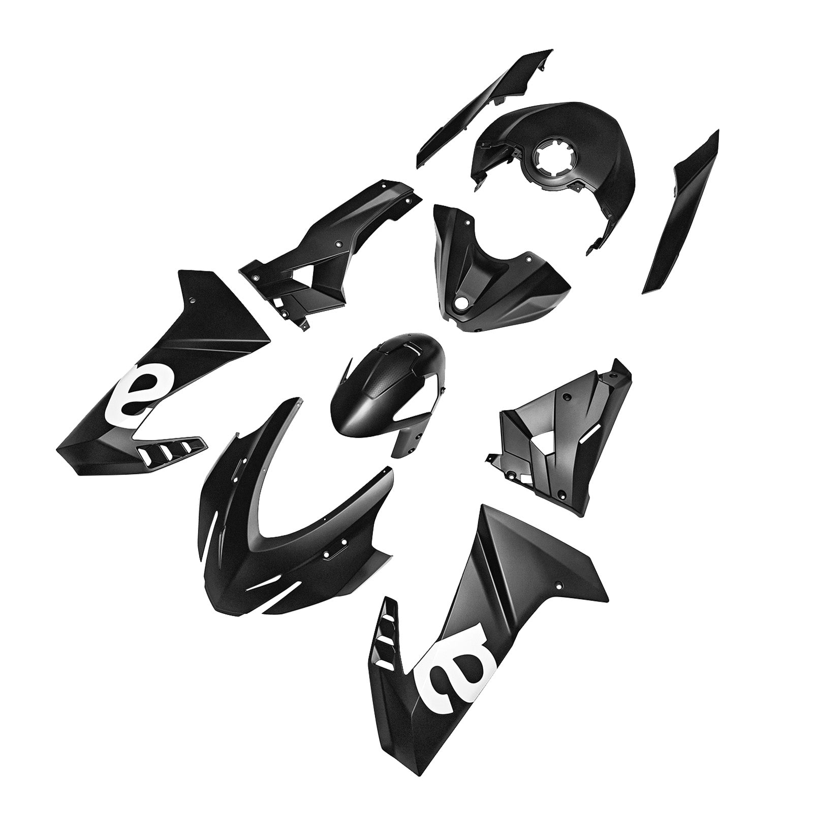 Kit di carrozzeria in plastica ABS iniettato per Aprilia RS457 2024-2025 04#