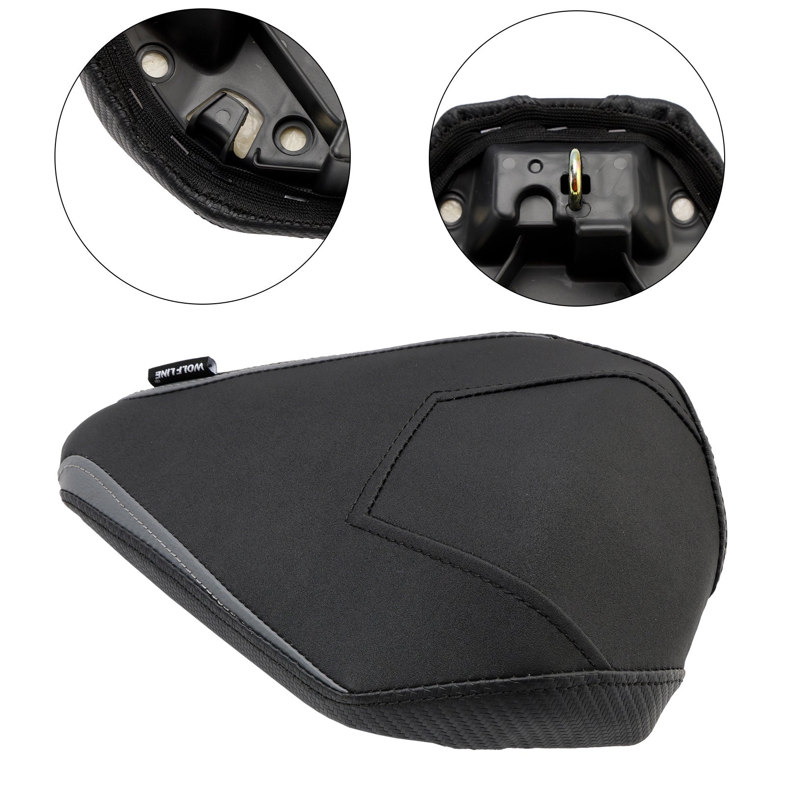 Cojín de asiento del pasajero trasero rojo para Honda CBR1000RR-R 2020, 2021, 2022 y 2023