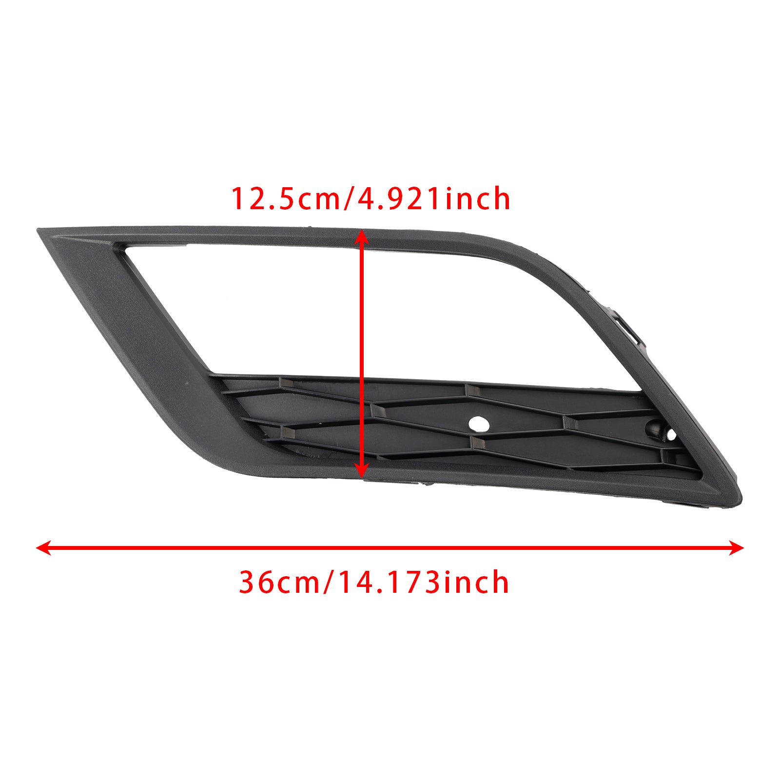 Grilles de phares antibrouillard pour pare-chocs avant de voiture Seat Ibiza MK4 2013-2016 6J0853665F 6J0853666F