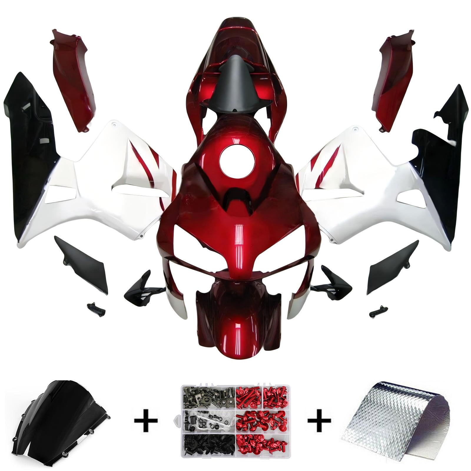 Kit de carénage par injection, carrosserie en plastique ABS pour Honda CBR600RR 2003-2004 F5