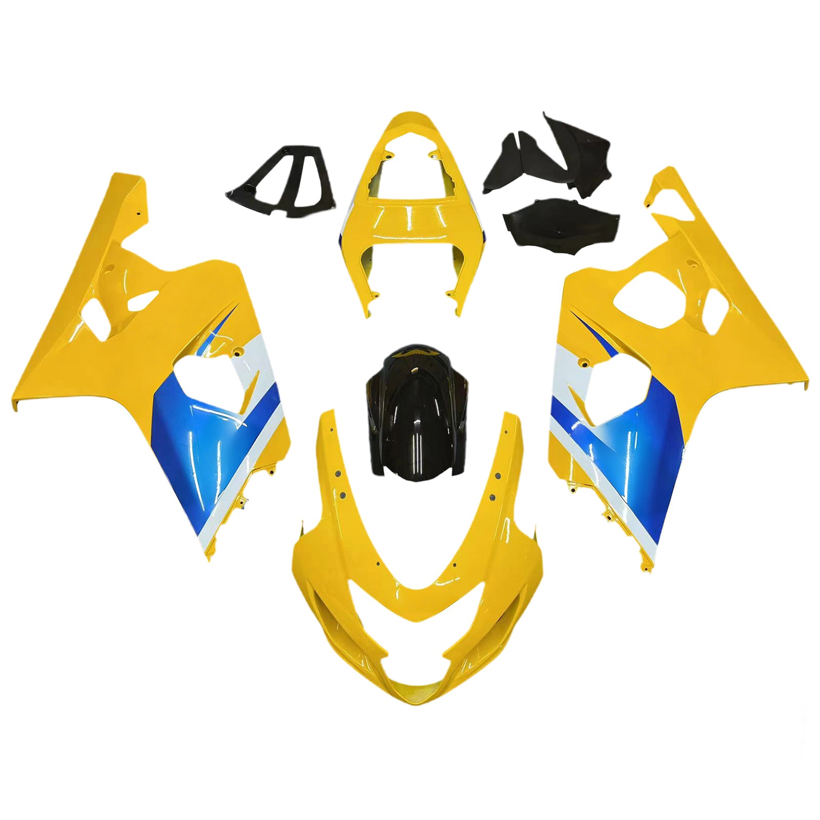 Kit de carénage par injection, carrosserie en plastique ABS, compatible avec Suzuki GSXR 600/750 2004-2005