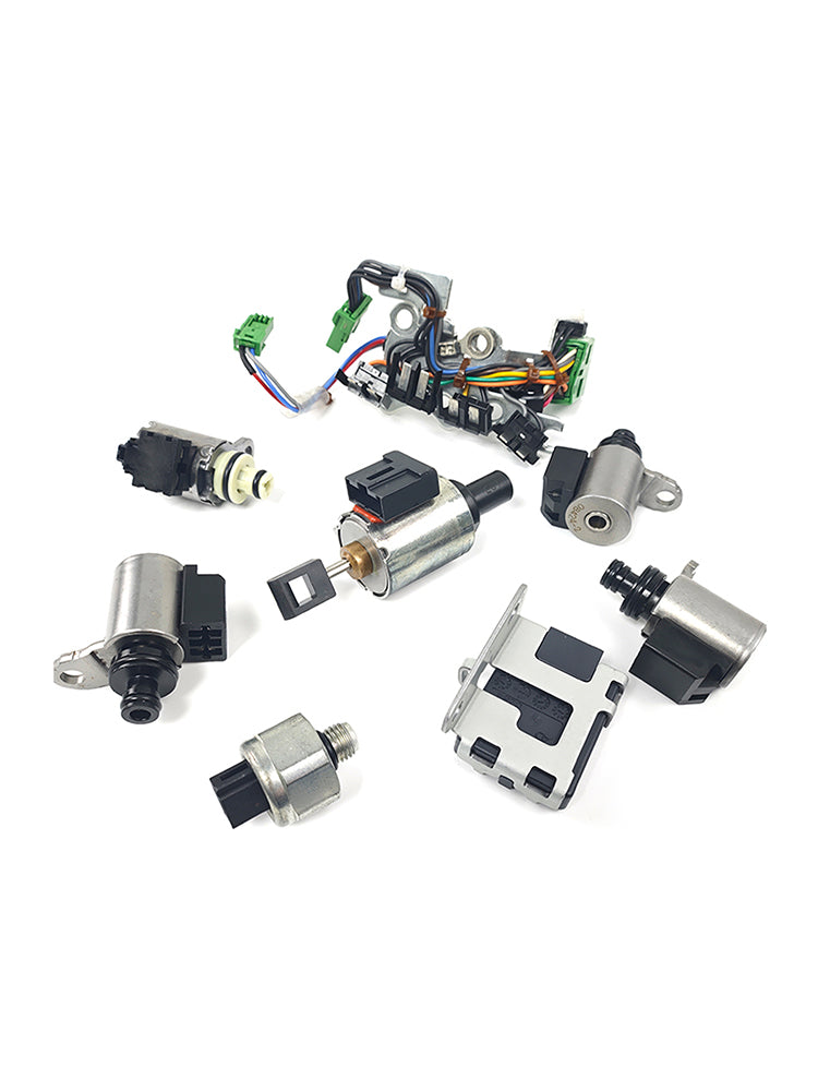 Lanzamiento 2010–2015 - L4 2.0L, 2.4L CVT FWD (F1C1A, 2800A109) CVT JF011 Kit de electrovan de transmisión A Sensor