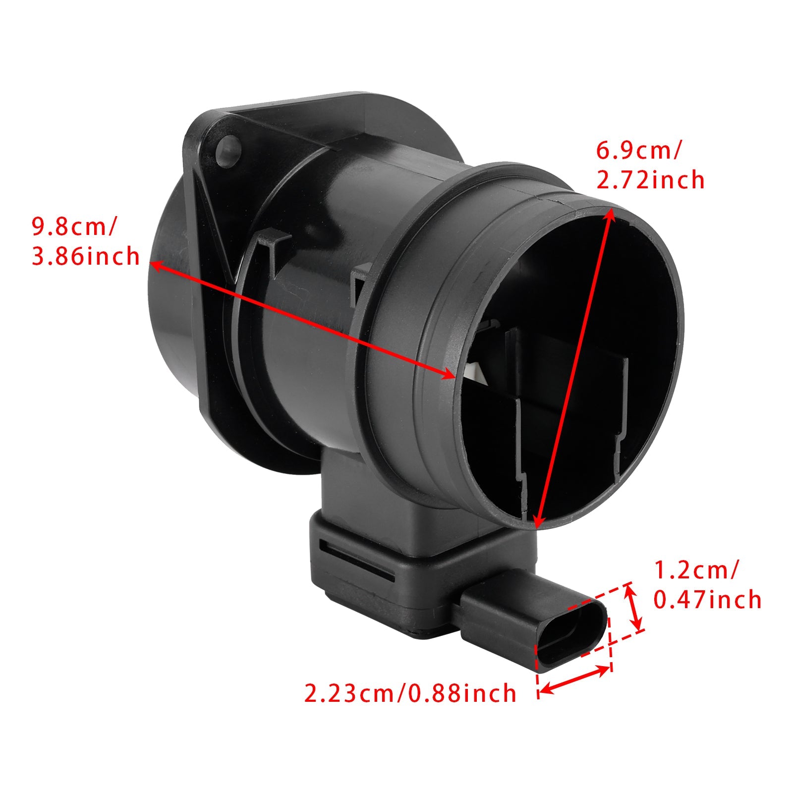 Senzor merilnika pretoka d'zračna masa za VW Golf VI, Audi A1, Seat Leon 1.6TDI 5WK97023