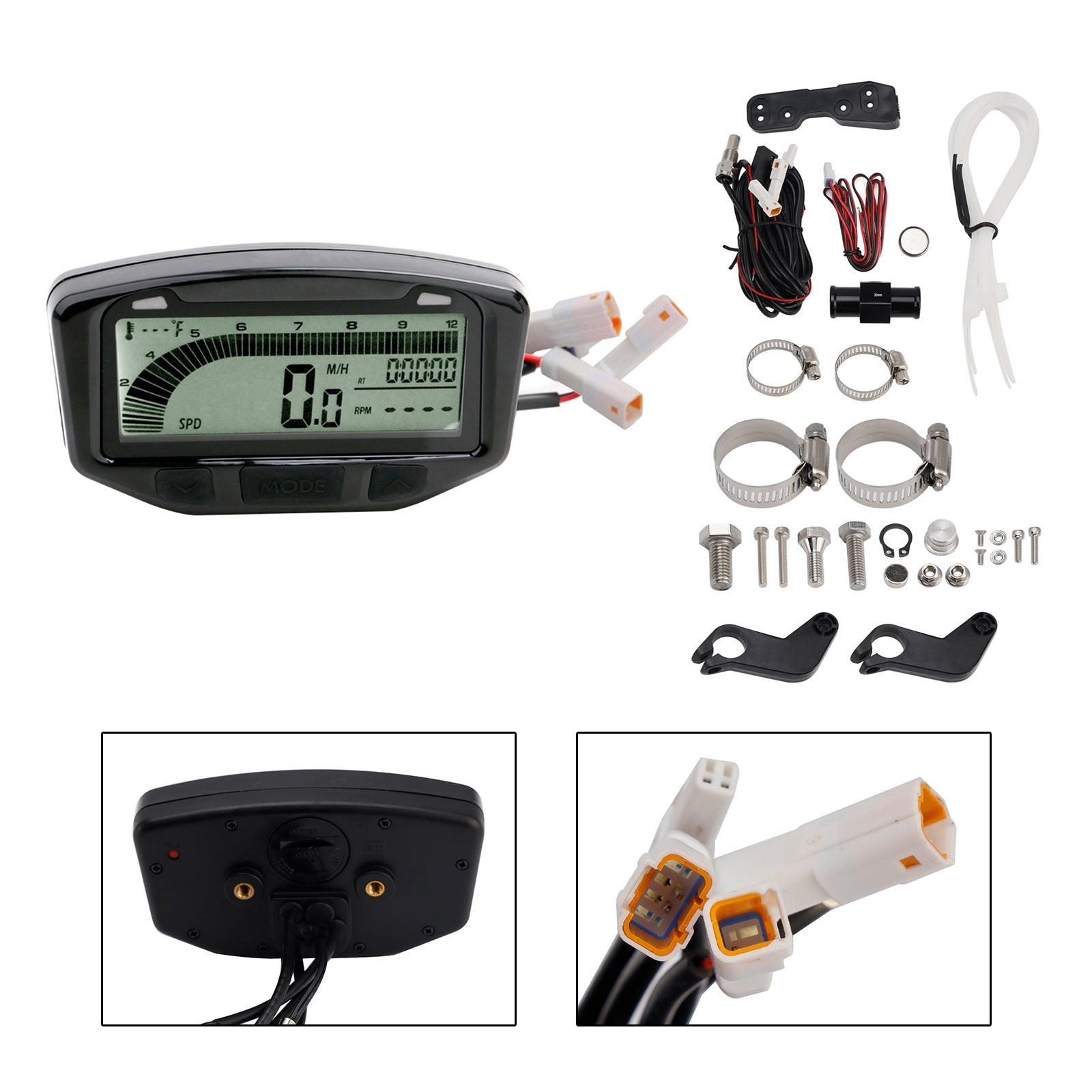 Compteur de vitesse, odomètre et compte-tours numériques LCD pour Yamaha YFZ 450 (2004-2014)