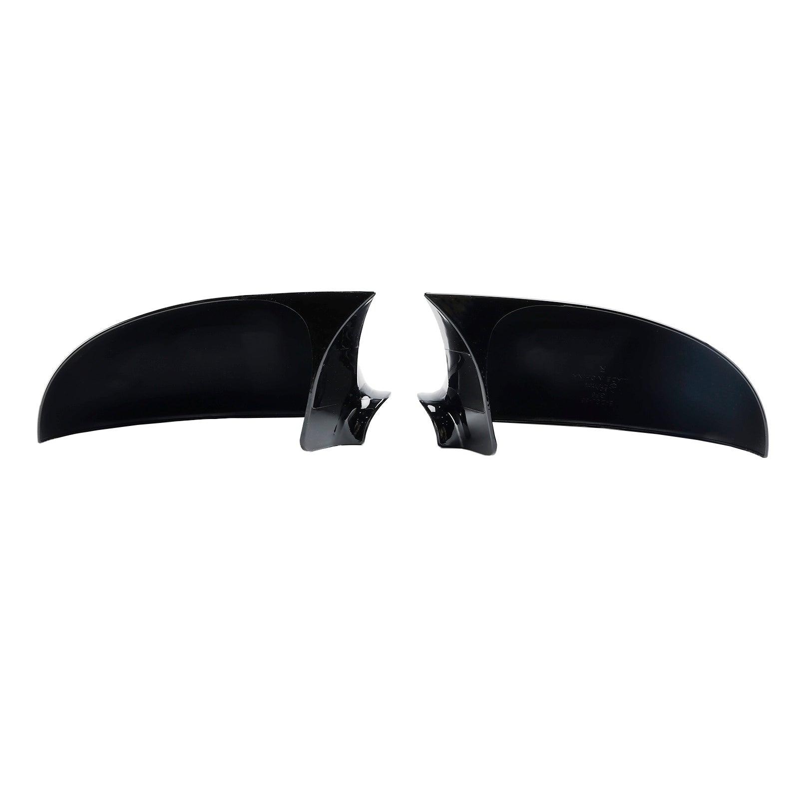 Cubierta de espejo retrovisor izquierdo y derecho, color negro brillante, compatible con VW Jetta 2005-2011