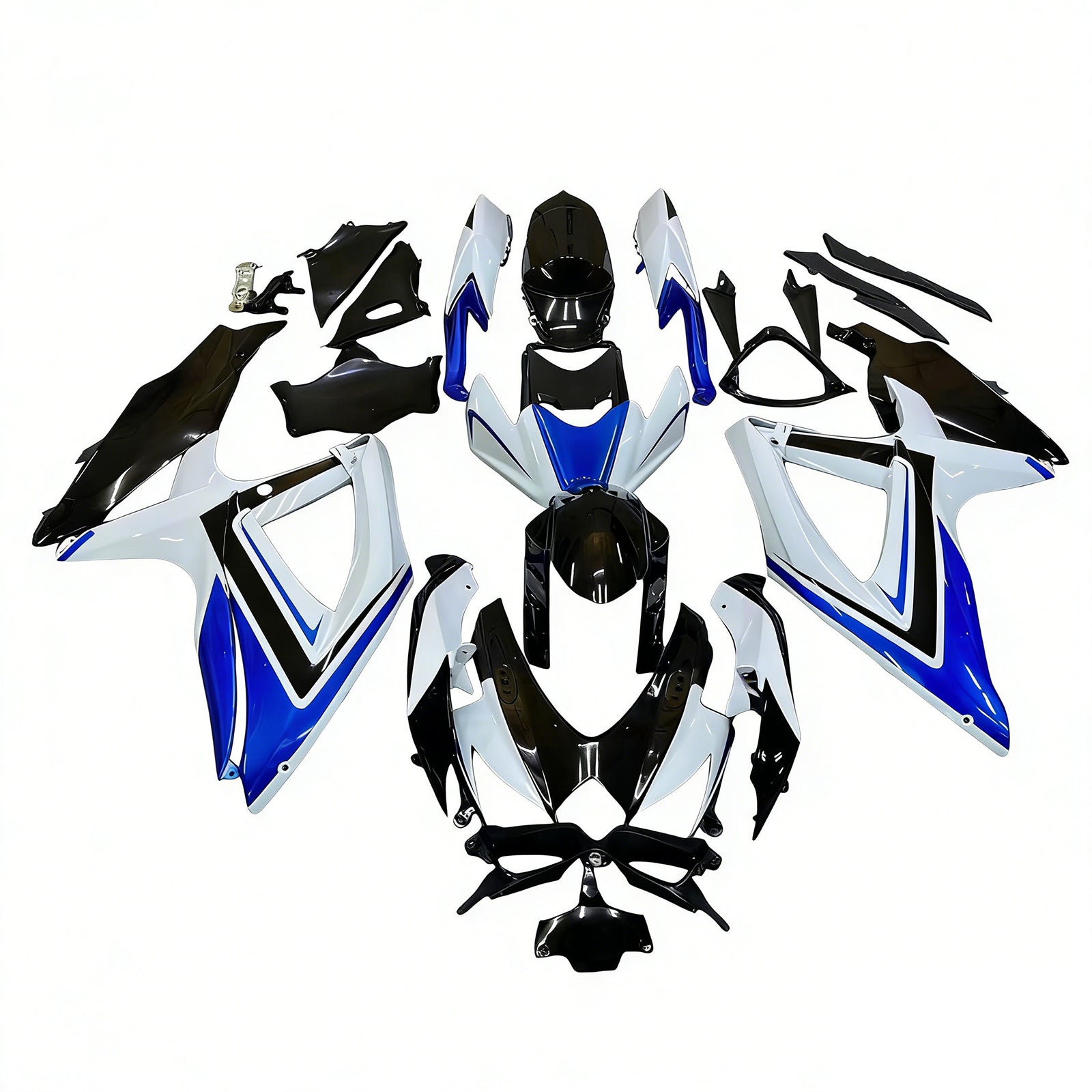 Kit de carénage en plastique ABS injecté pour Suzuki GSXR 600/750 2008-2010 K8