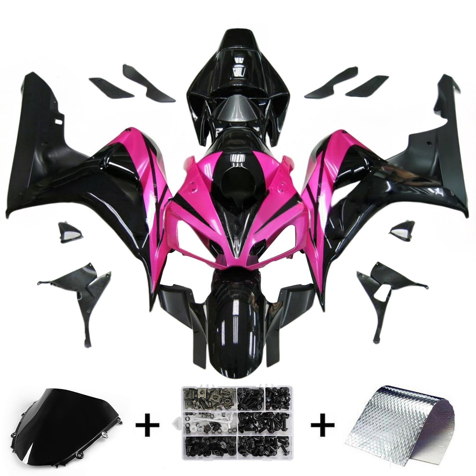 Kit de carénage injecté en plastique ABS pour Honda CBR1000RR 2006-2007