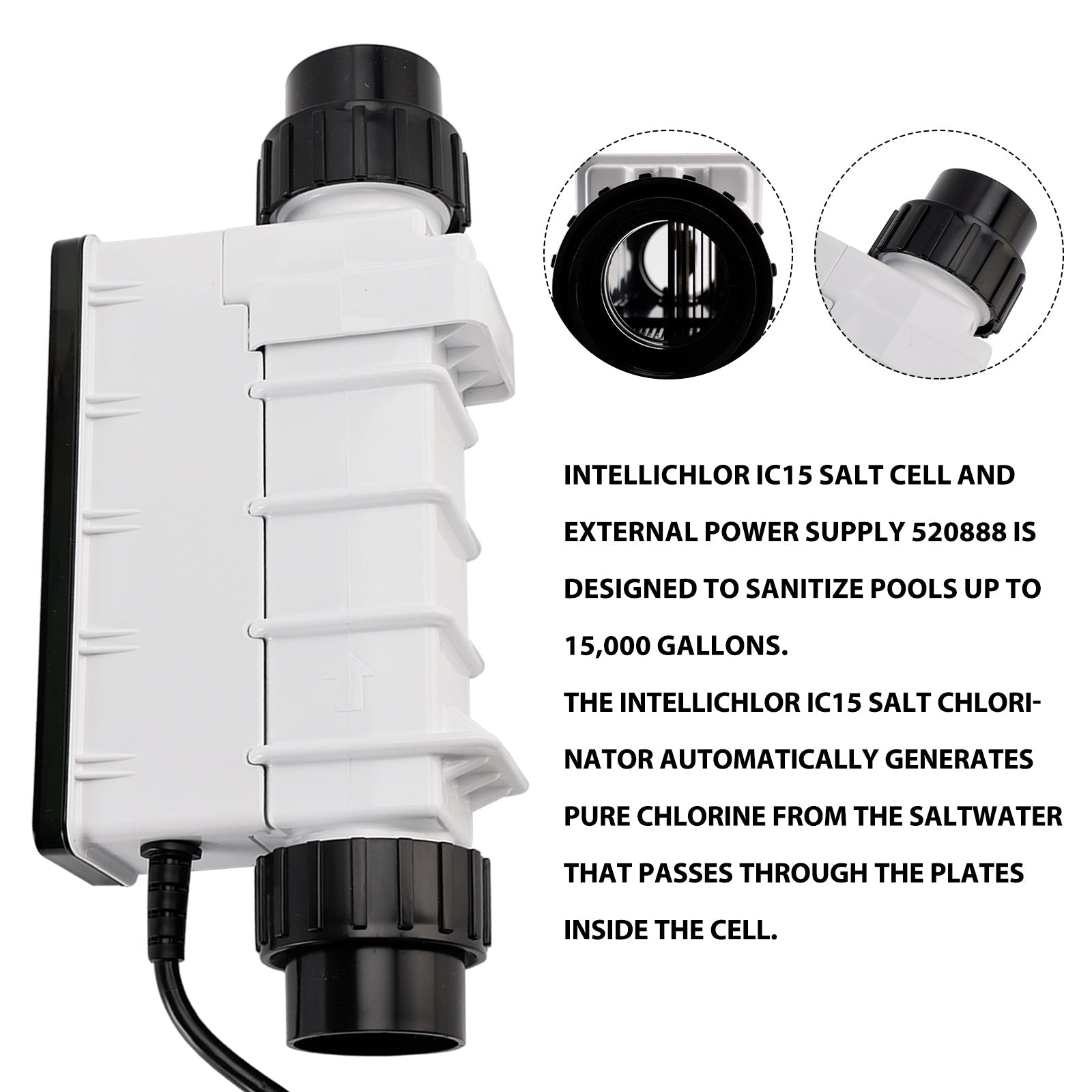 Générateur de chlore à cellule saline de remplacement IC15 EC-520888