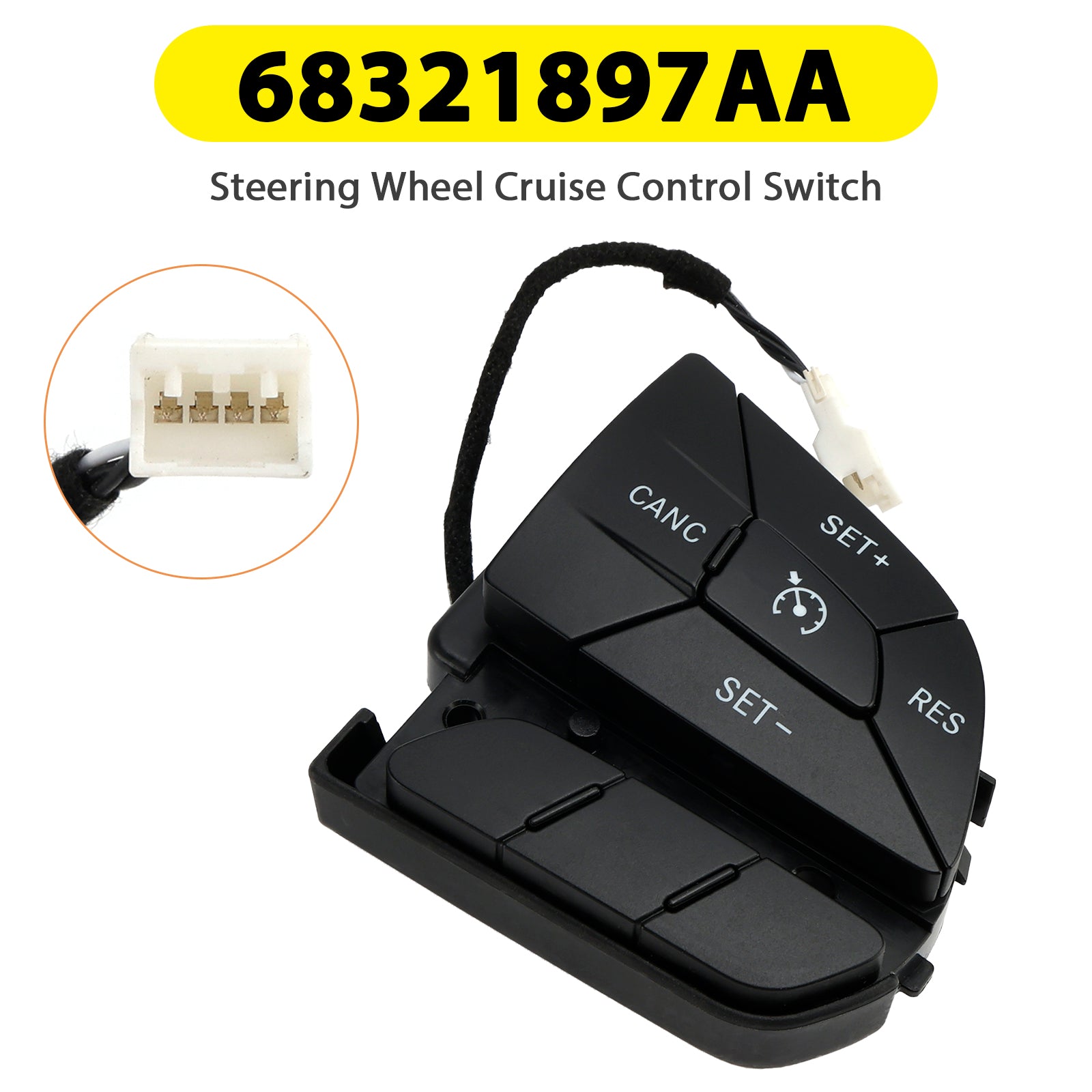 Stuurwiel Cruise Control Schakelaar 68321897AA voor Jeep Cherokee 2014-2024
