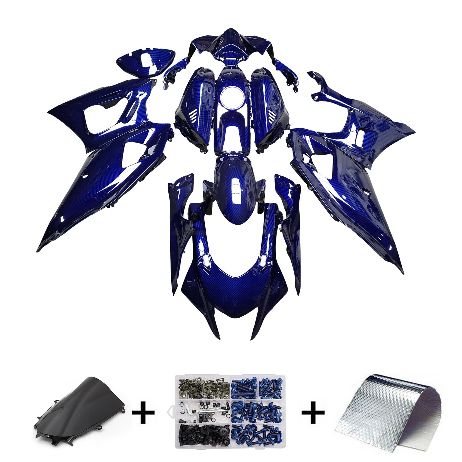 Kit de carénage injecté en plastique ABS pour Yamaha YZF-R7 2021-2025