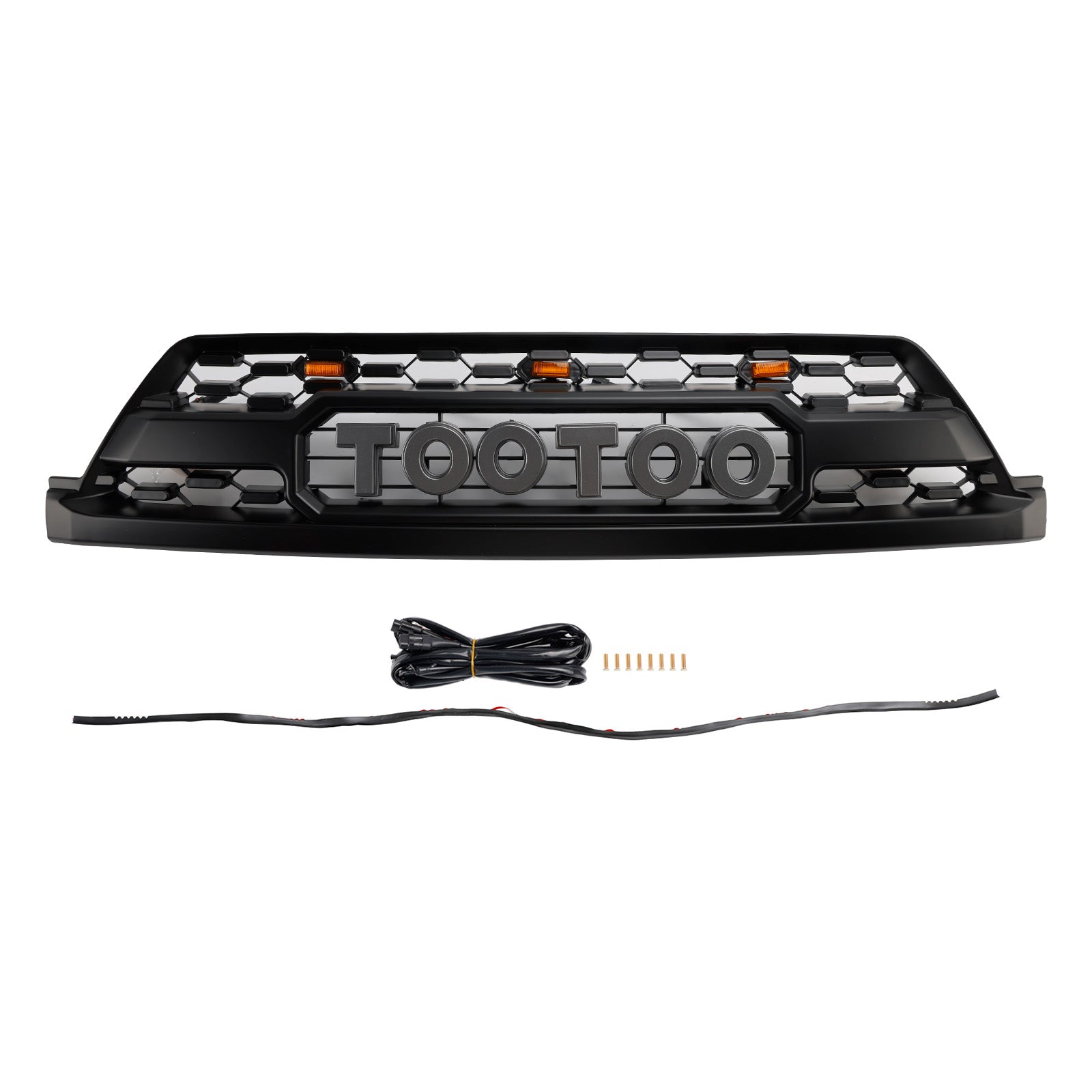 Calandre de pare-chocs avant style TRD PRO avec LED pour Toyota 4Runner 2002-2005