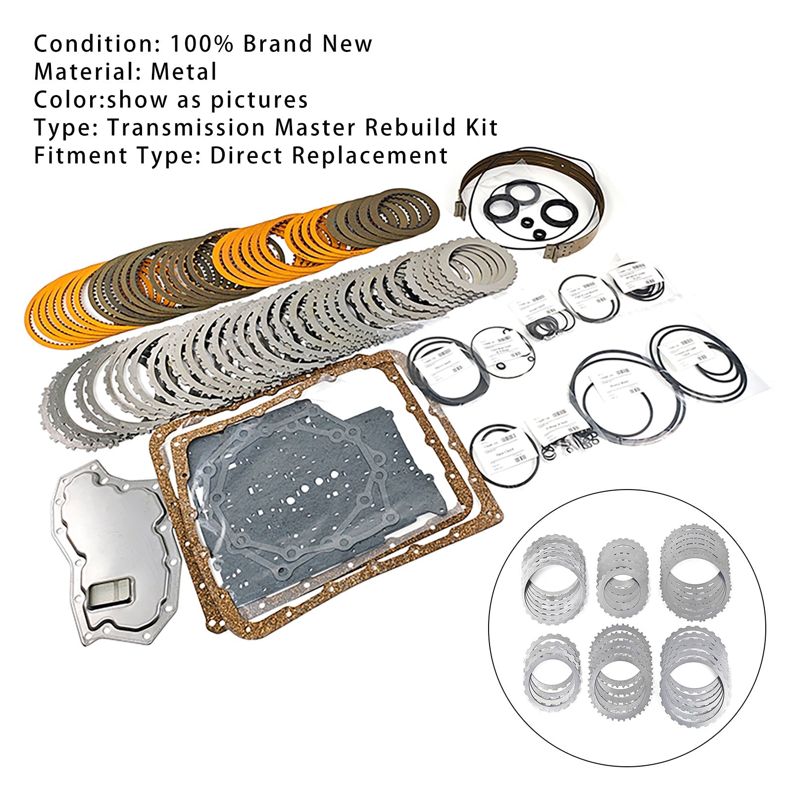 Kit de reconstruction de transmission principale à 5 vitesses Nissan RE5R05A V6 Titan RE5R05A