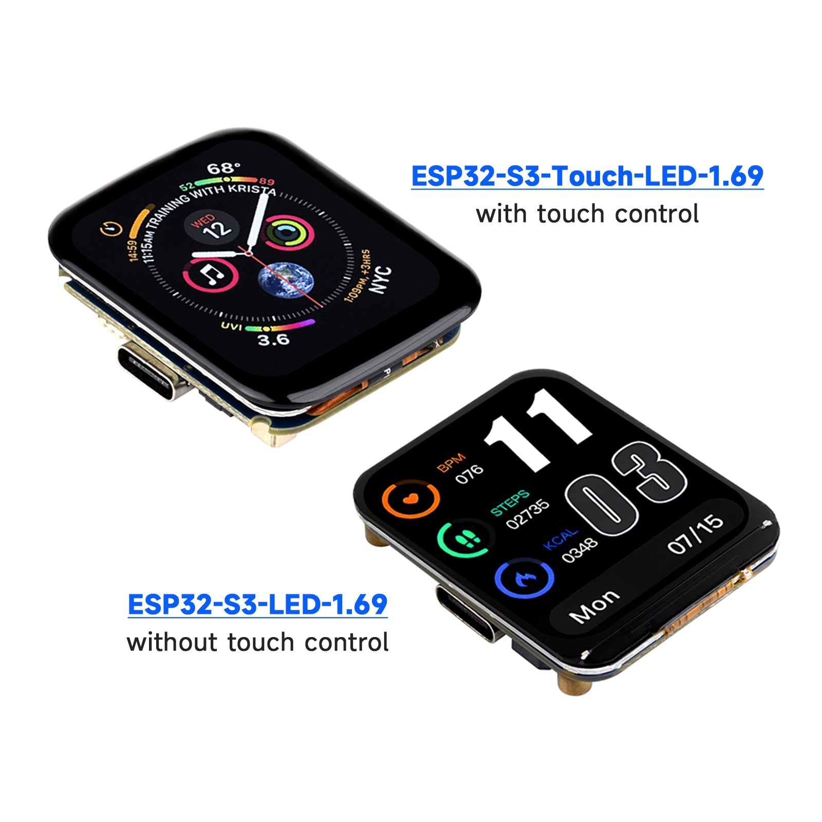 ESP32-S3 ontwikkelingskaart met 1,69 inch 240 MHz wifi Bluetooth 240 inch processor