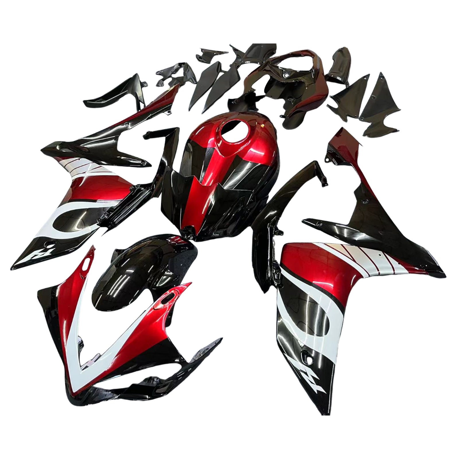 Injectie kuipkit, ABS Plastic carrosserie voor Yamaha YZF 1000 R1 2007-2008