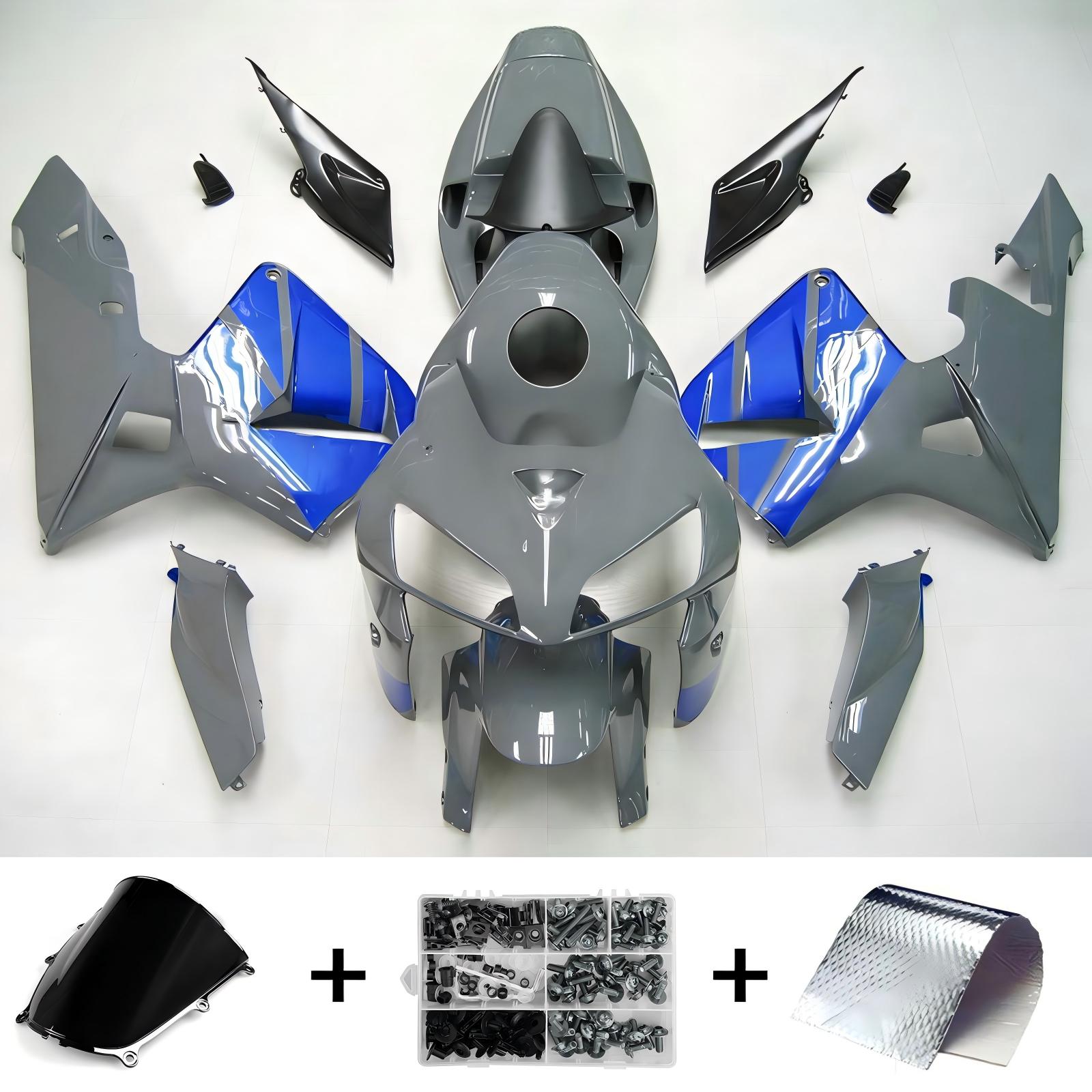 Kit carenado de inyección, carrocería de plástico ABS para Honda CBR600RR 2005-2006 F5