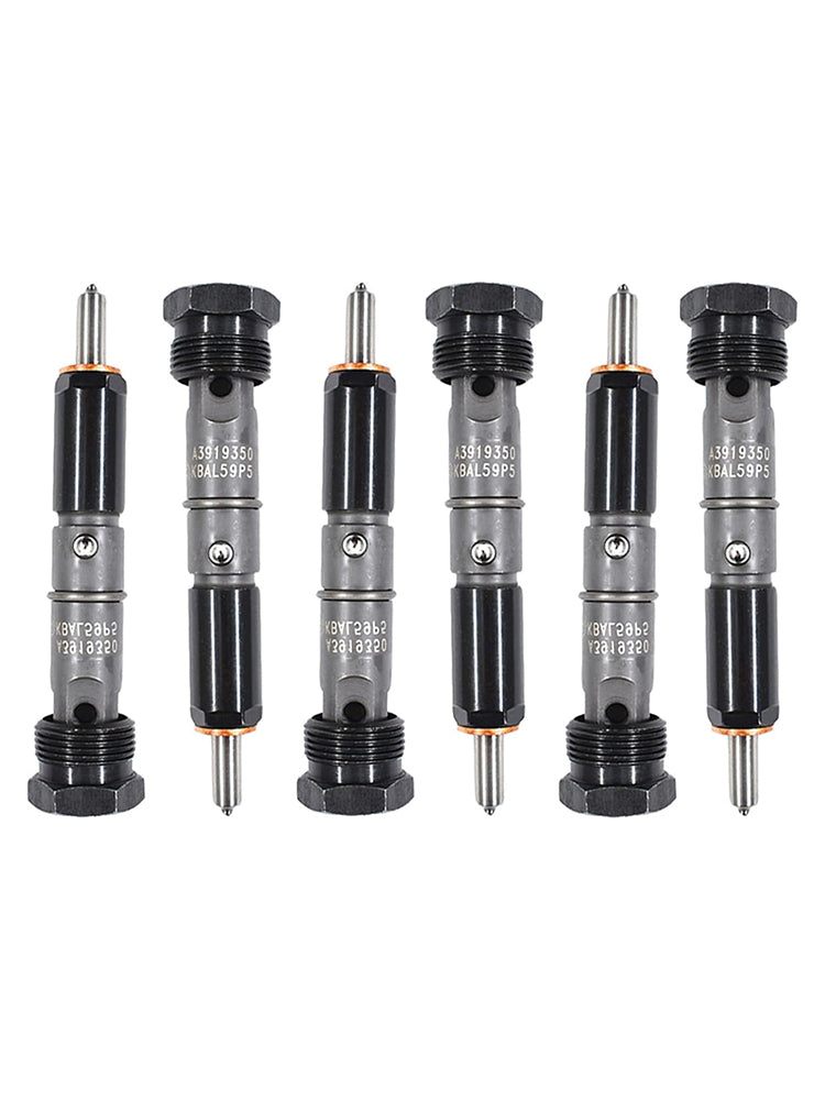 Injecteur de carburant (6 pièces) pour Dodge D250 D350 Cummins 5.9L 12V (1989-1993) - Référence : 0432131837 3919350