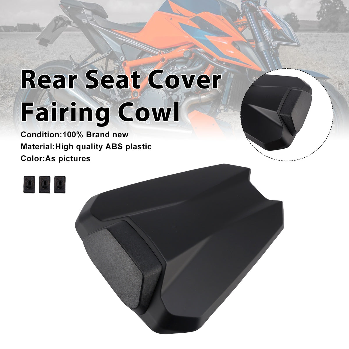 Capot de selle passager arrière pour 1290 Super Duke R 2020-2023