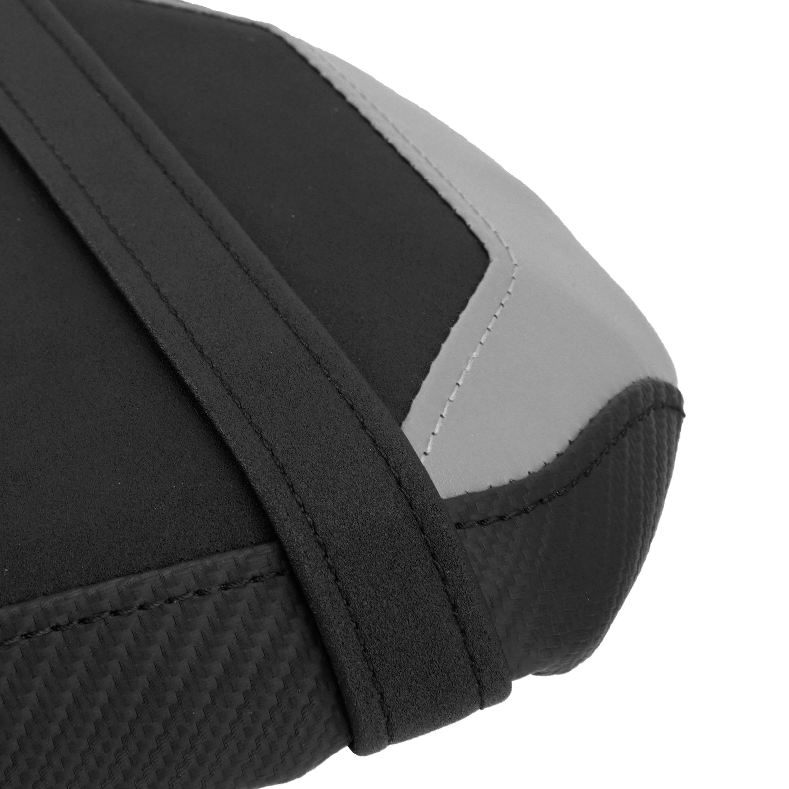 Coussin de selle passager arrière plat en PU noir pour Yamaha MT-07/FZ-07 (à partir de 2025).