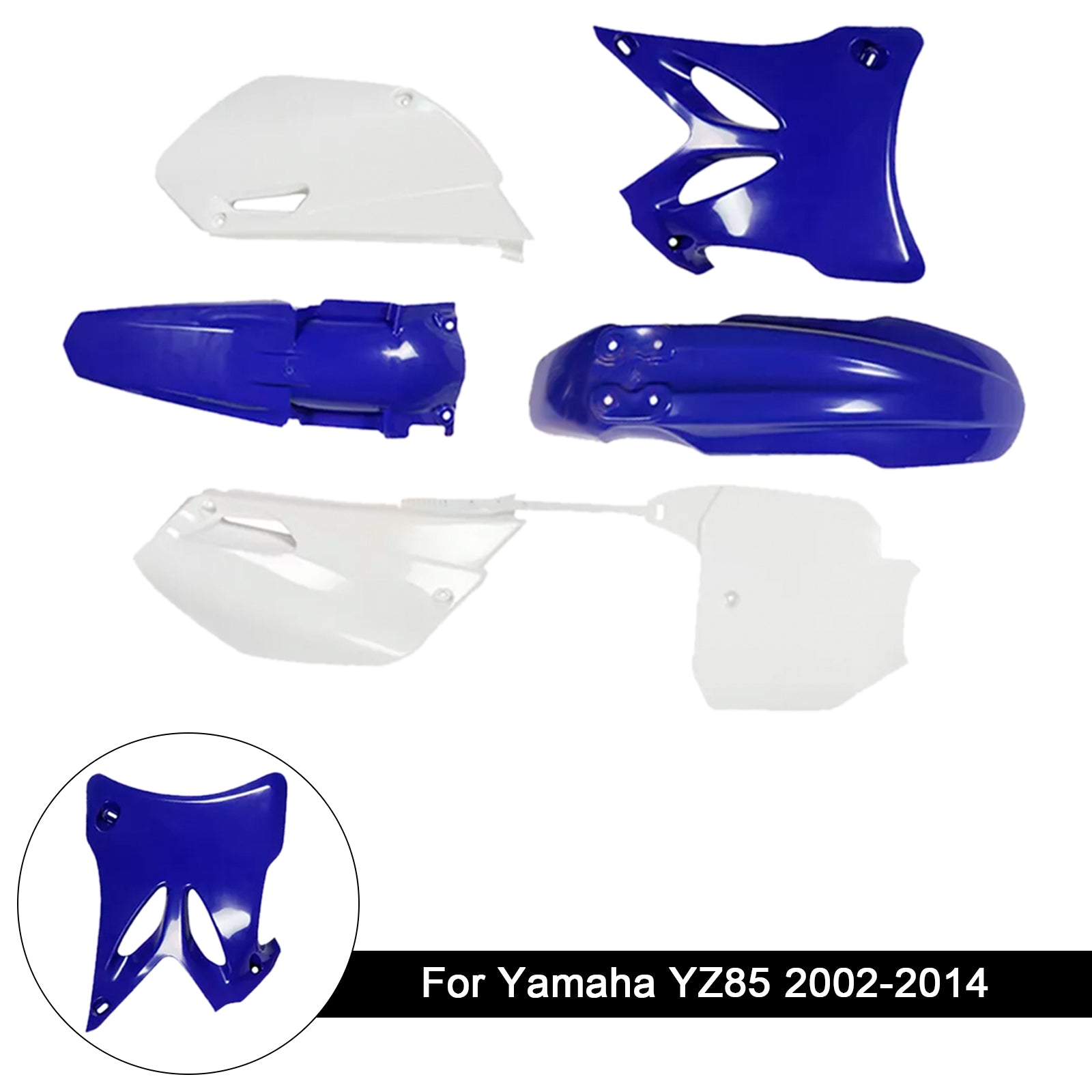 Kit de carénage de garde-boue en plastique pour Yamaha YZ85 2002-2014