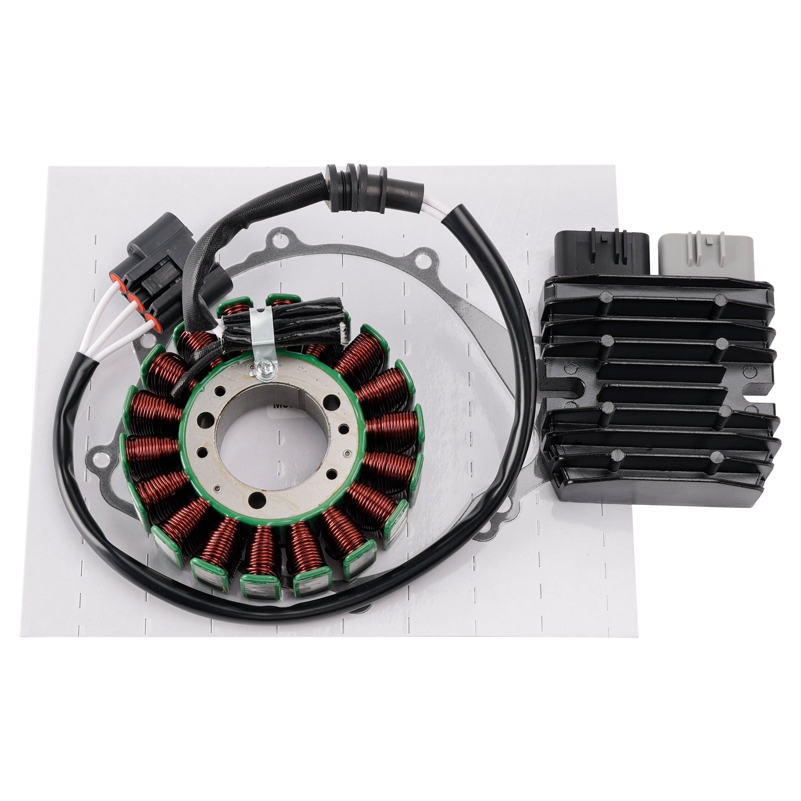 Prostownik i uszczelka regulatora stojana dla Yamaha YZF R1 2002-2003 : 5PW-81410-00 01 5JW-81960-00