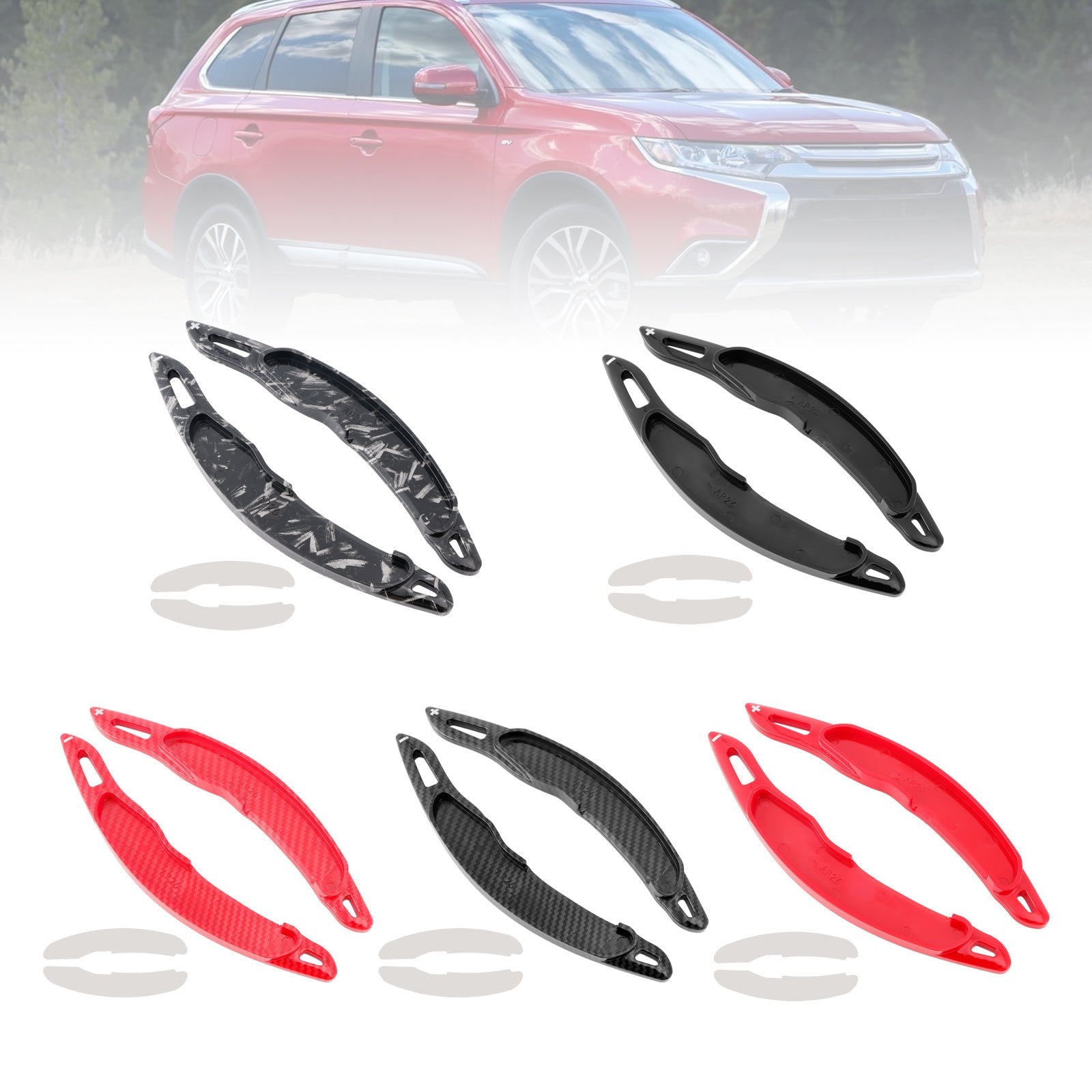 Nopeudenmuutoslavojen laajennus Mitsubishi Outlander -ohjauspyörä