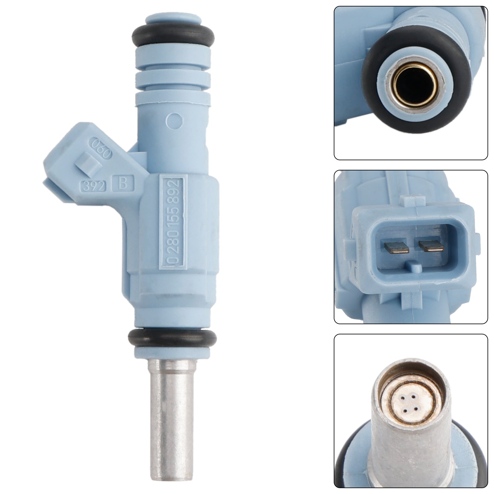 1 Polttoaineen ruiskutus 0280155892 Audi TT Quattrolle 1,5 L 2000-2002 0280155893