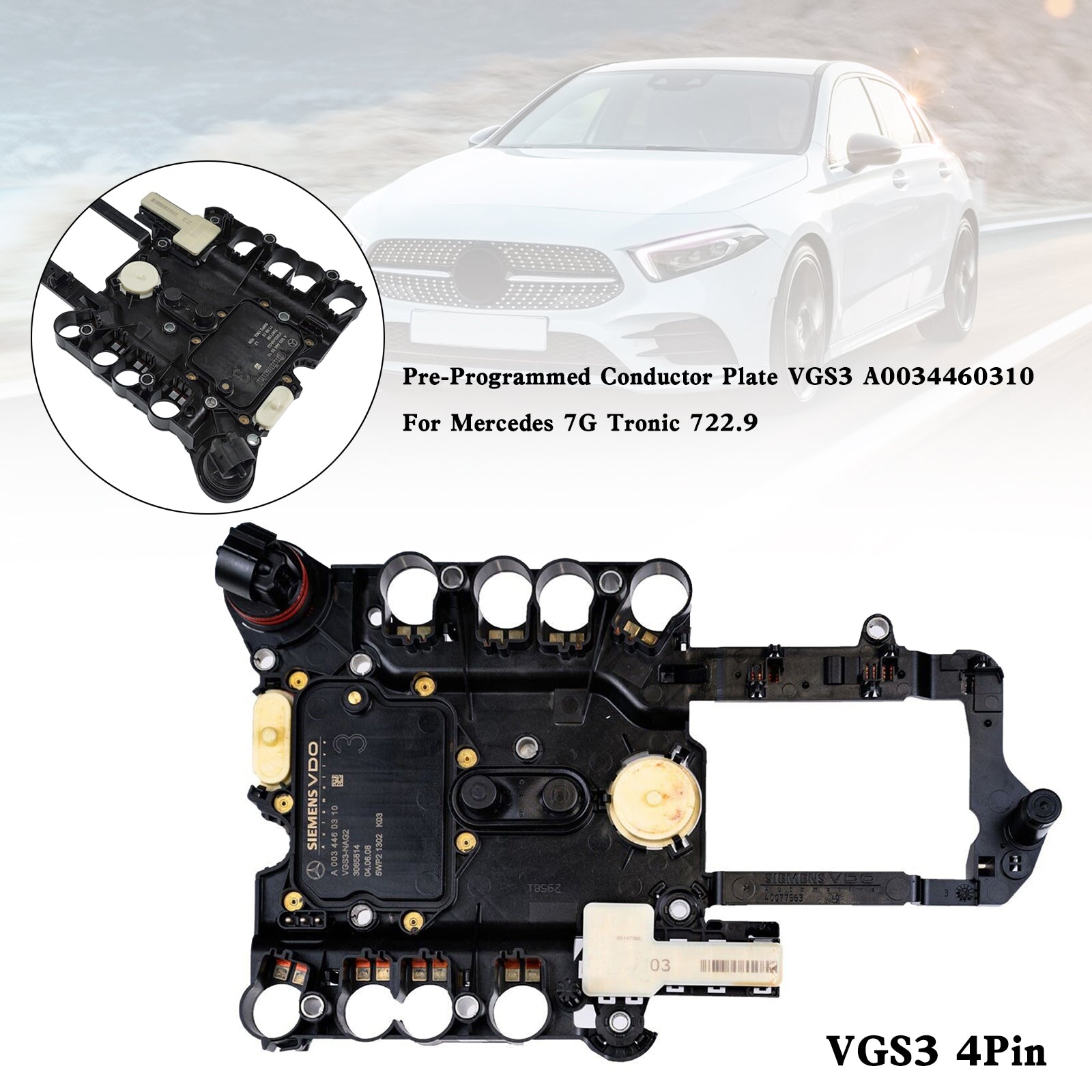 Améliorez Votre Transmission Mercedes 7G Tronic 722.9 avec la Plaque Conductrice VGS3 A0034460310