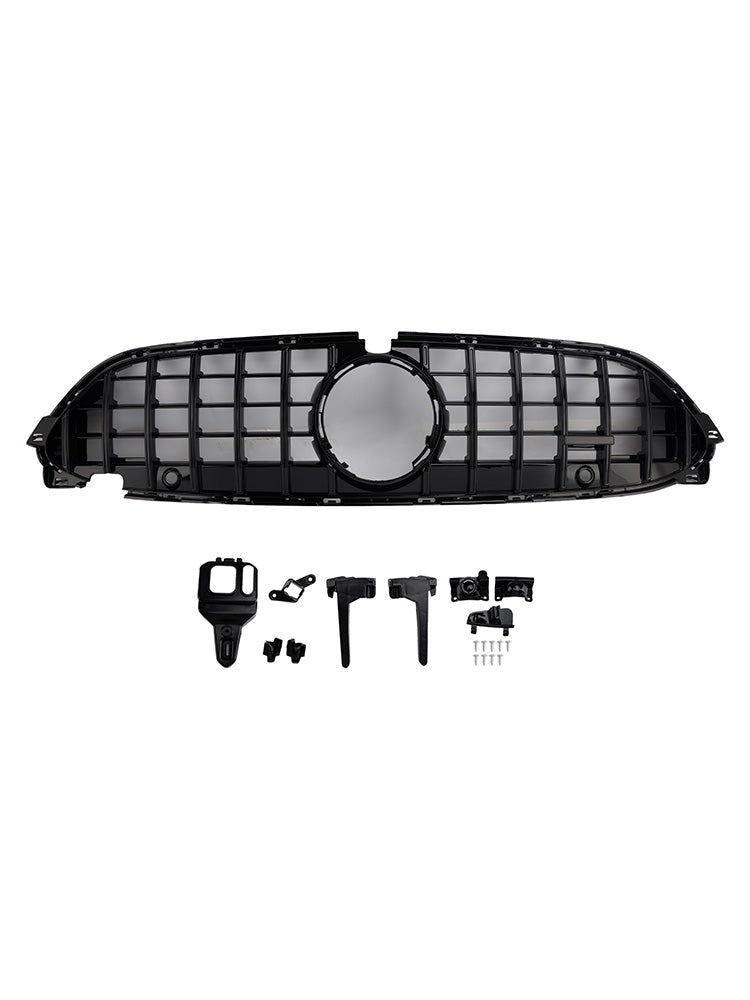 Calandre de pare-chocs avant noire pour Mercedes-Benz Classe CLE W236 C236 (2024-2026).