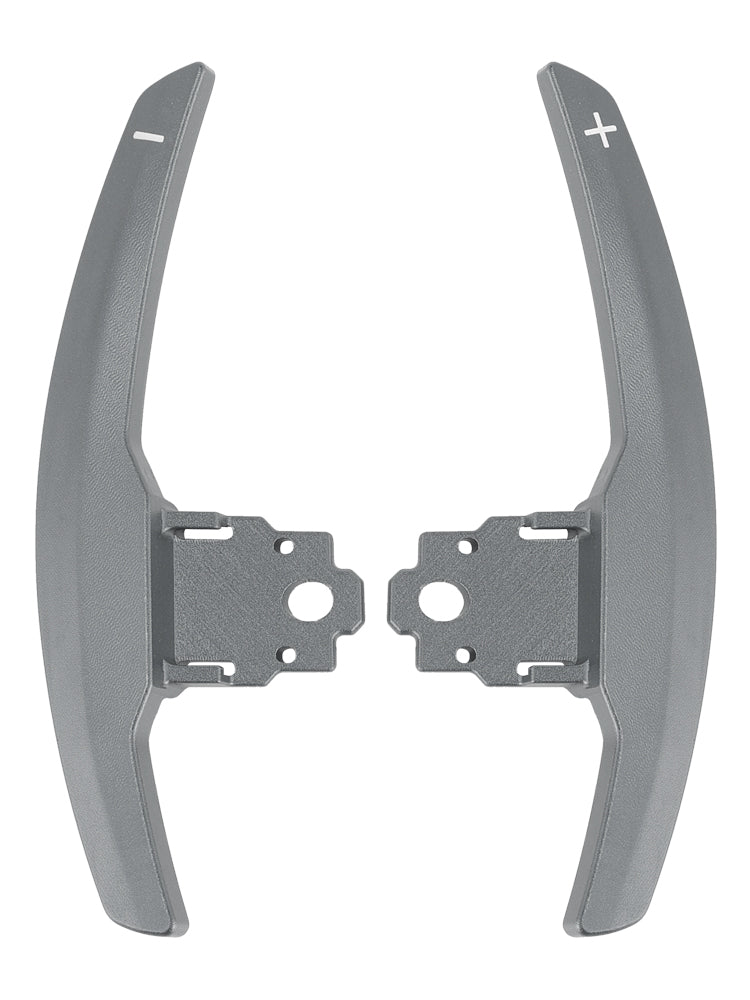 Extension de palettes de changement de vitesse pour BMW Série F F30 F31 F32 F10 X3 X5 Gris aluminium