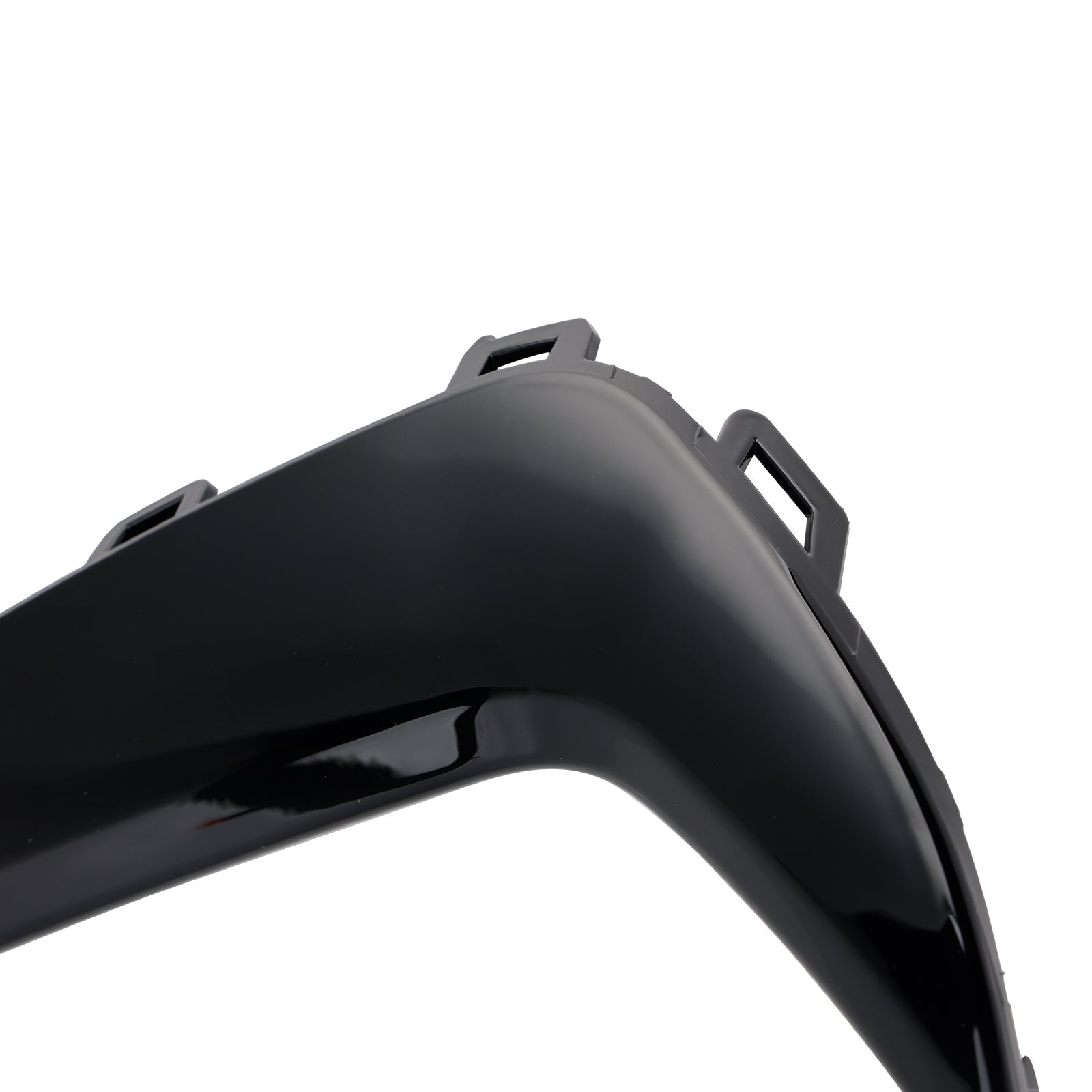 2019-2023 Audi A6 C8 S-Line S6 2 pièces Garniture de phare antibrouillard avant noir