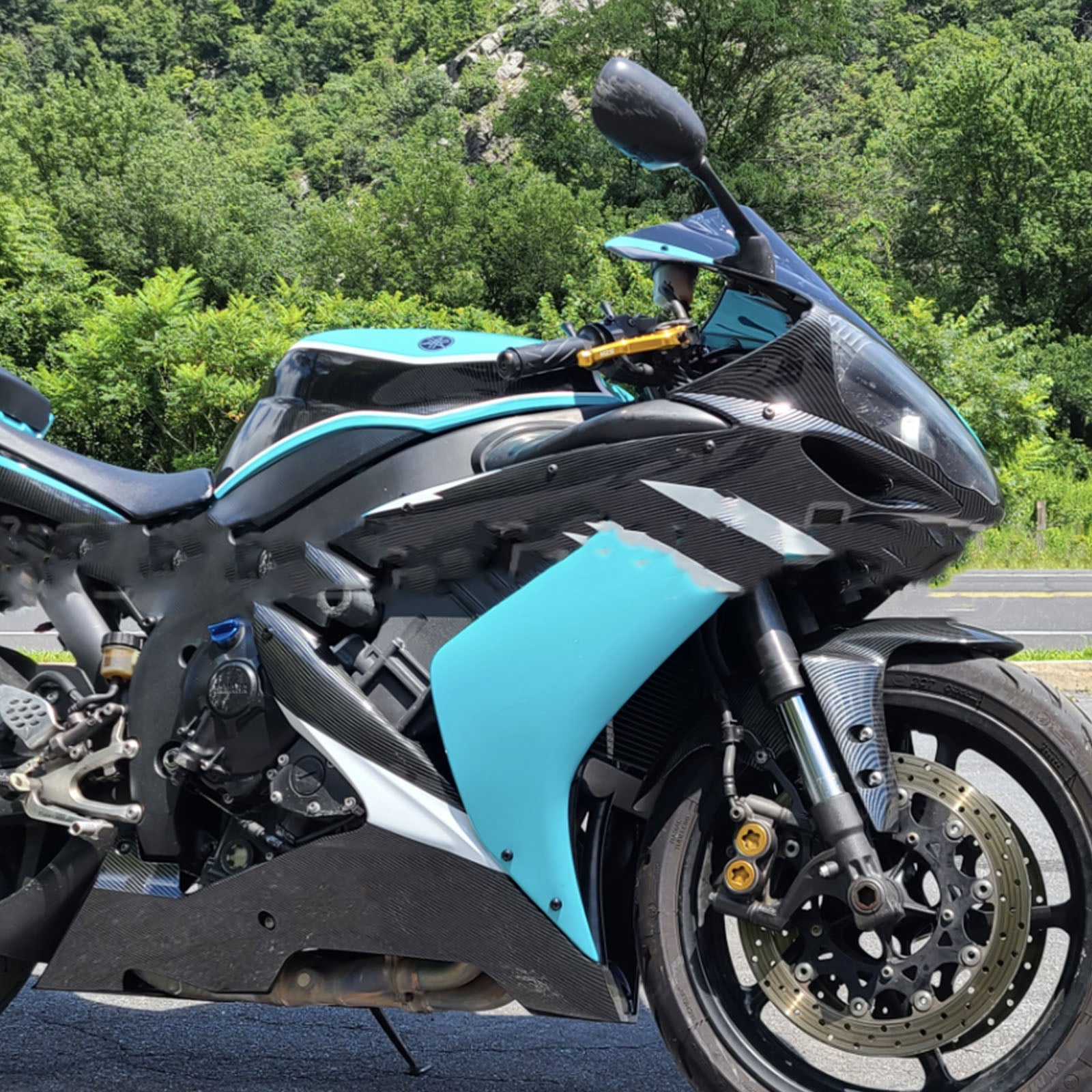 Kit de carénage injecté en plastique ABS pour Yamaha YZFR1 YZF-R1 2004-2006