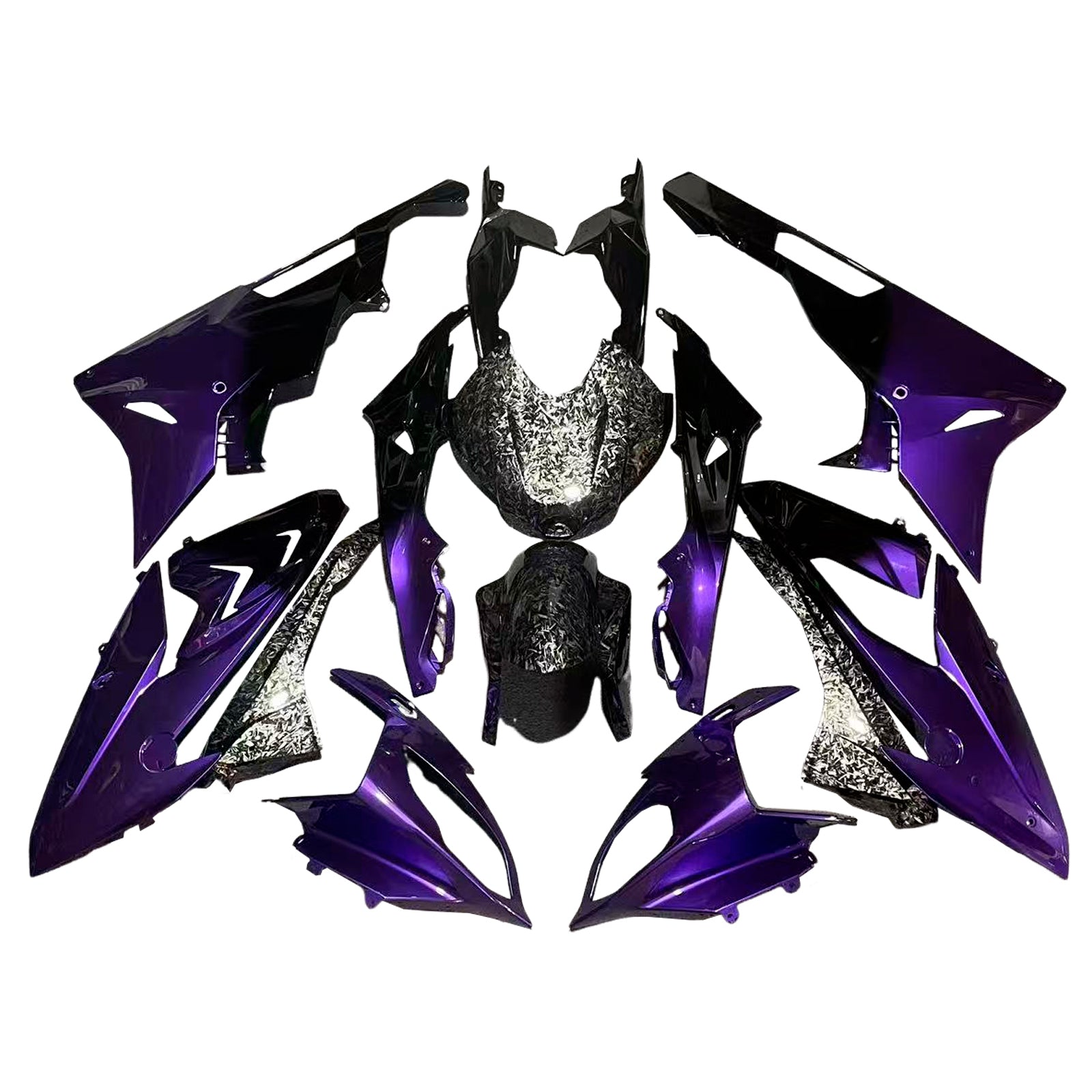 Kit de carénage injecté en plastique ABS pour BMW S1000RR 2017-2018