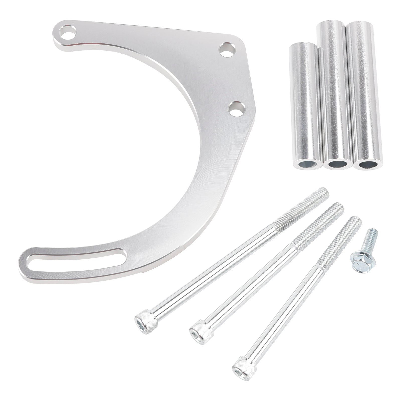 Kit de montaje de bomba de agua eléctrica ajustable para soporte alternador 551672E para Chevy